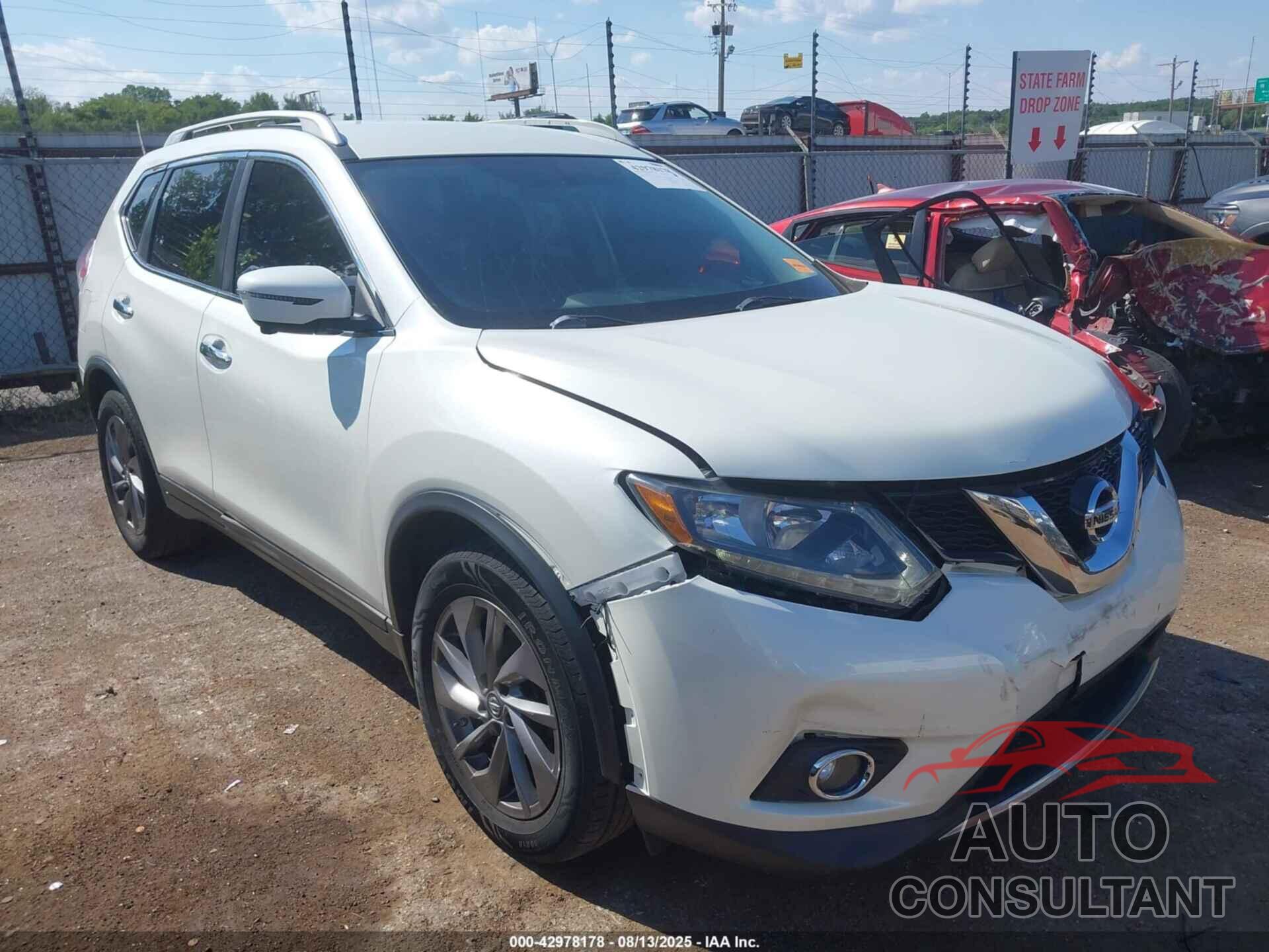 NISSAN ROGUE 2016 - 5N1AT2MT5GC743933