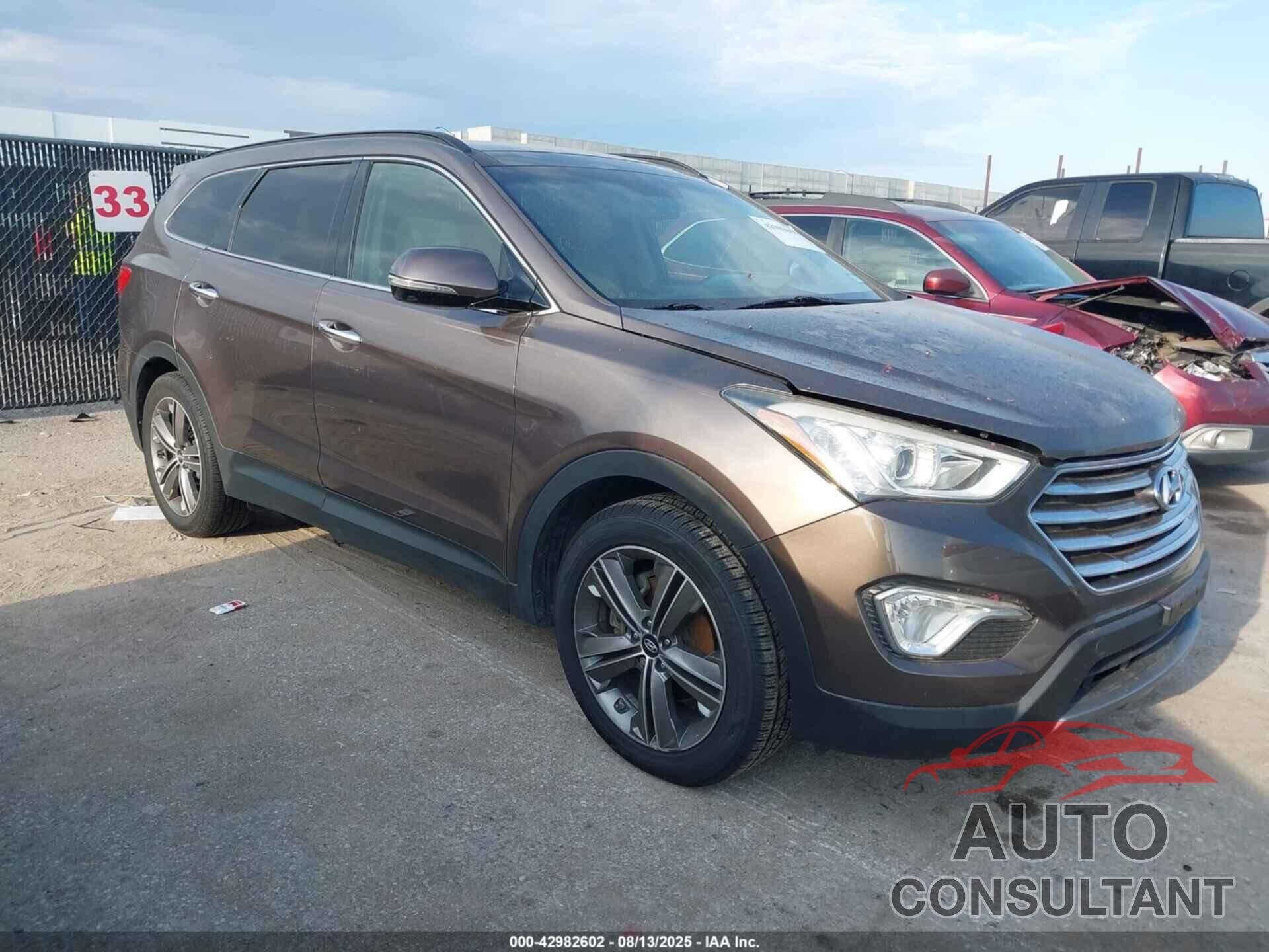 HYUNDAI SANTA FE 2013 - KM8SR4HF4DU013472