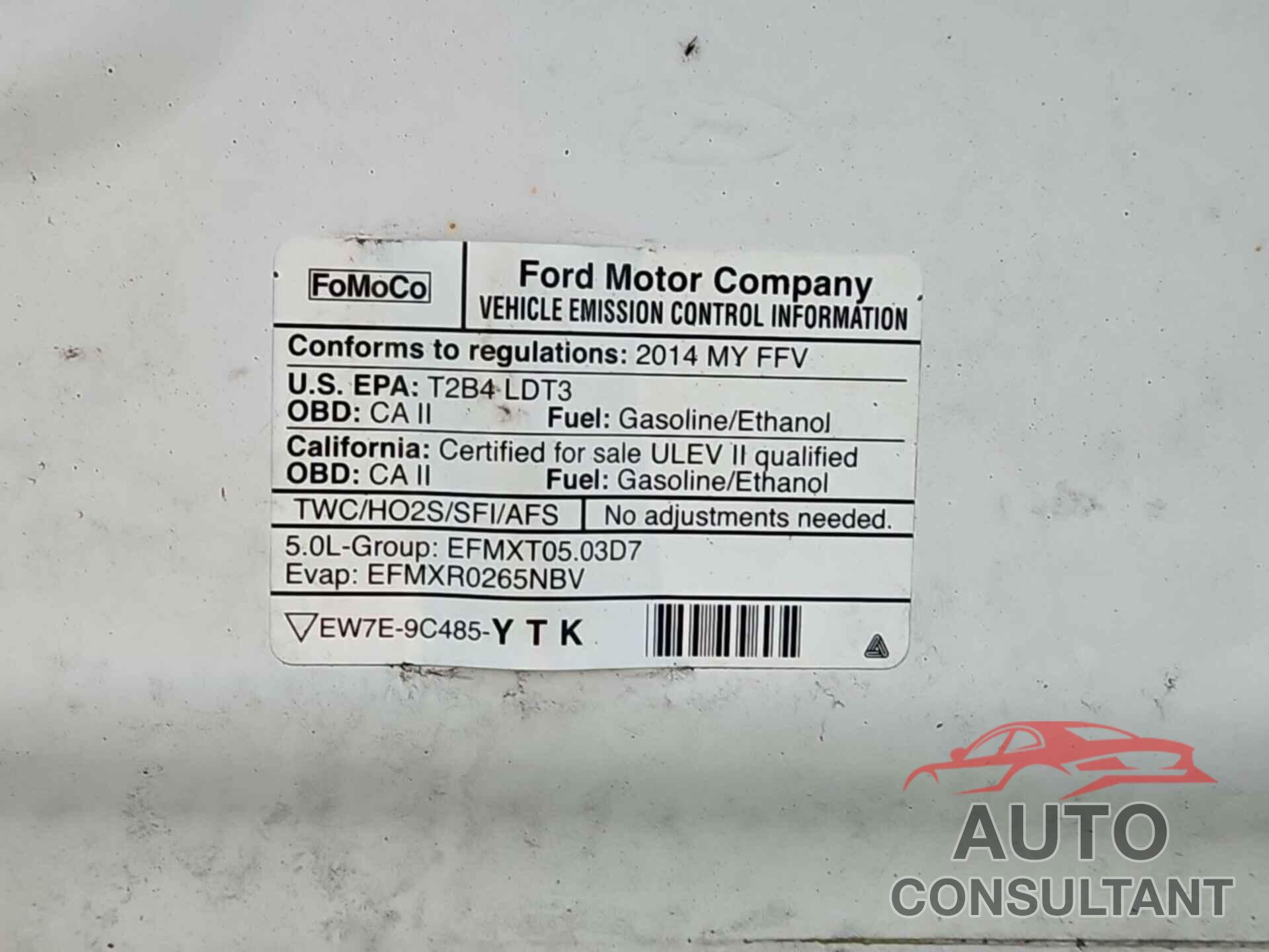 FORD F150 2014 - 1FTFW1EF3EKG25418