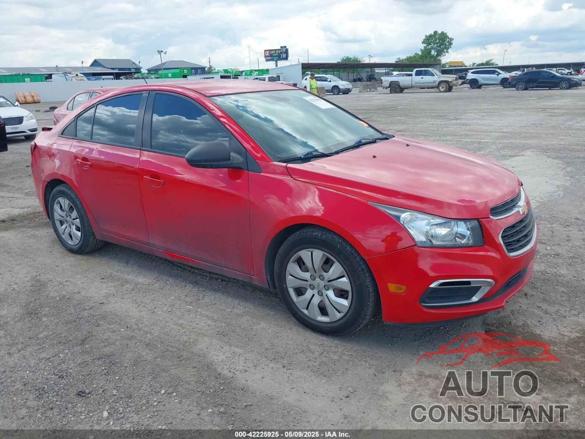 CHEVROLET CRUZE 2015 - 1G1PA5SH1F7270312