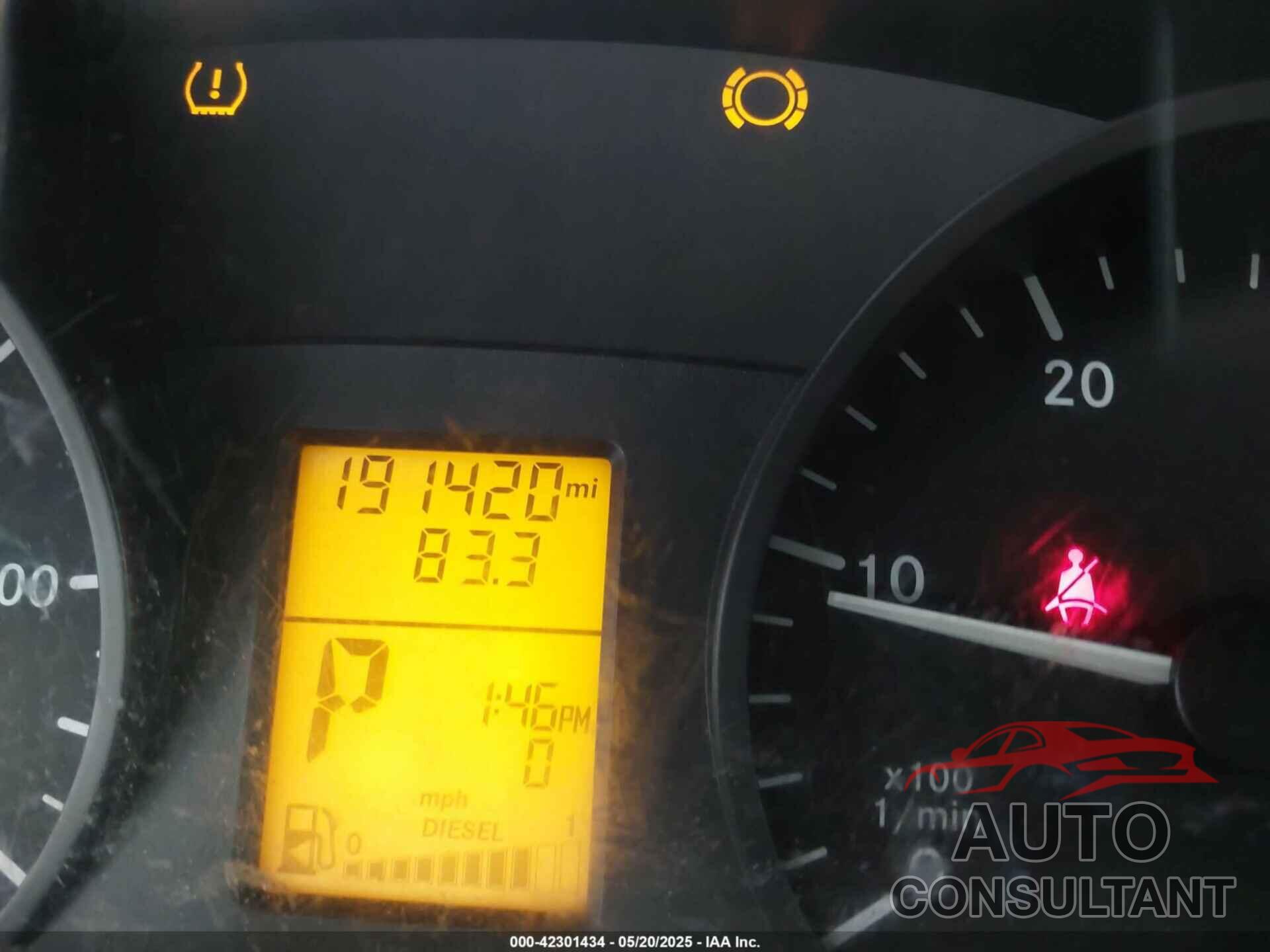 MERCEDES-BENZ SPRINTER 2010 - WD3PE8CC3A5433928