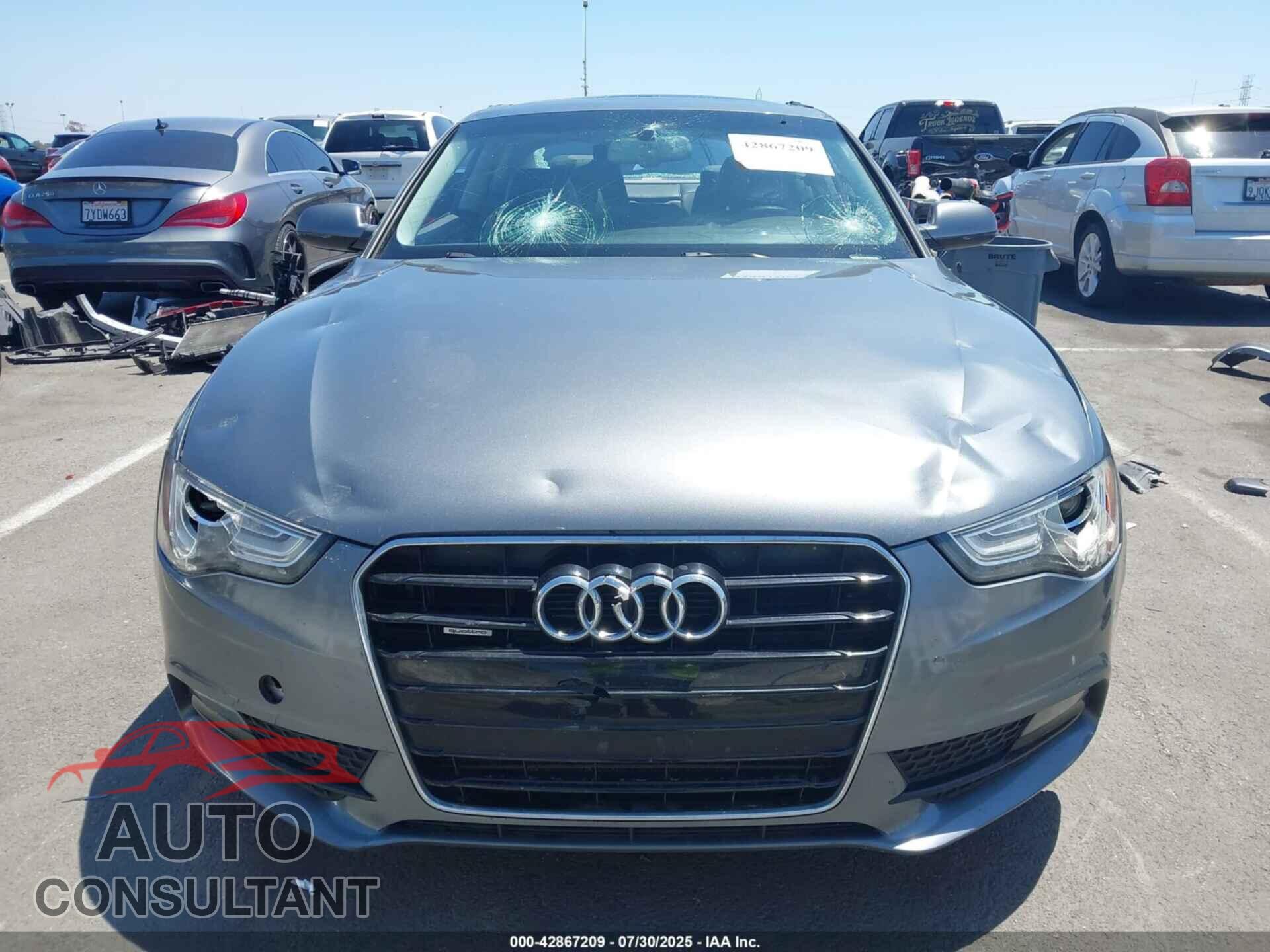 AUDI A5 2014 - WAULFAFR9EA069811