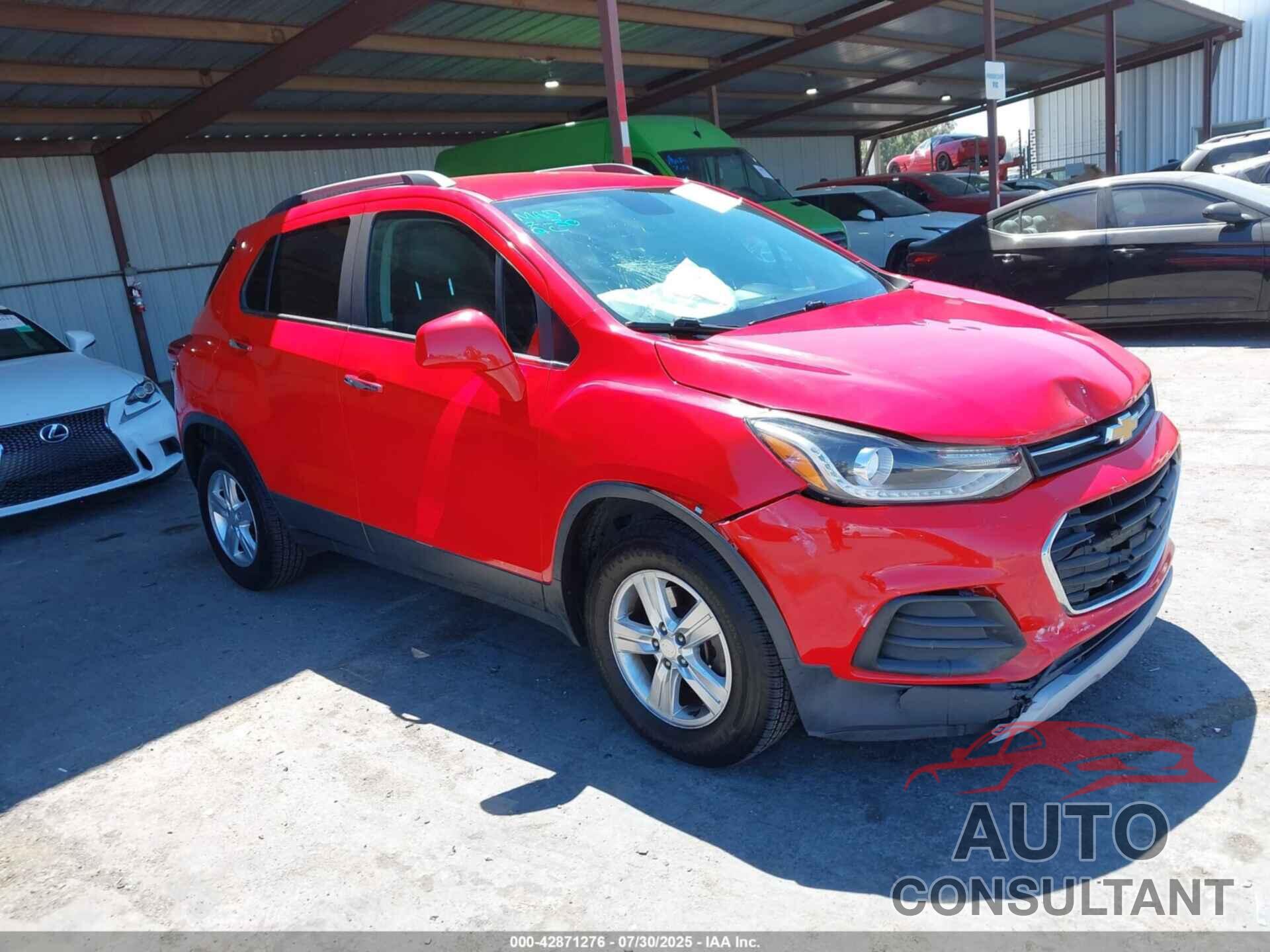 CHEVROLET TRAX 2018 - 3GNCJLSB7JL166523