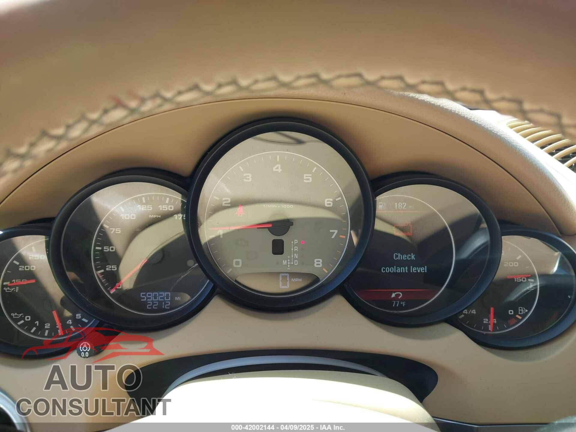 PORSCHE CAYENNE 2013 - WP1AB2A23DLA80763