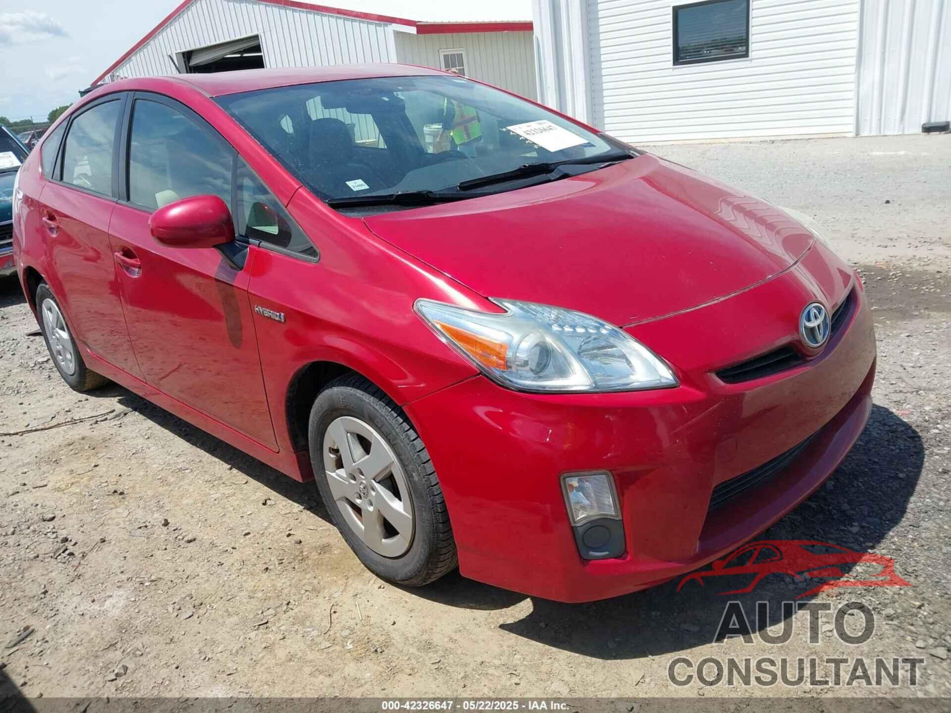 TOYOTA PRIUS 2011 - JTDKN3DUXB0264631