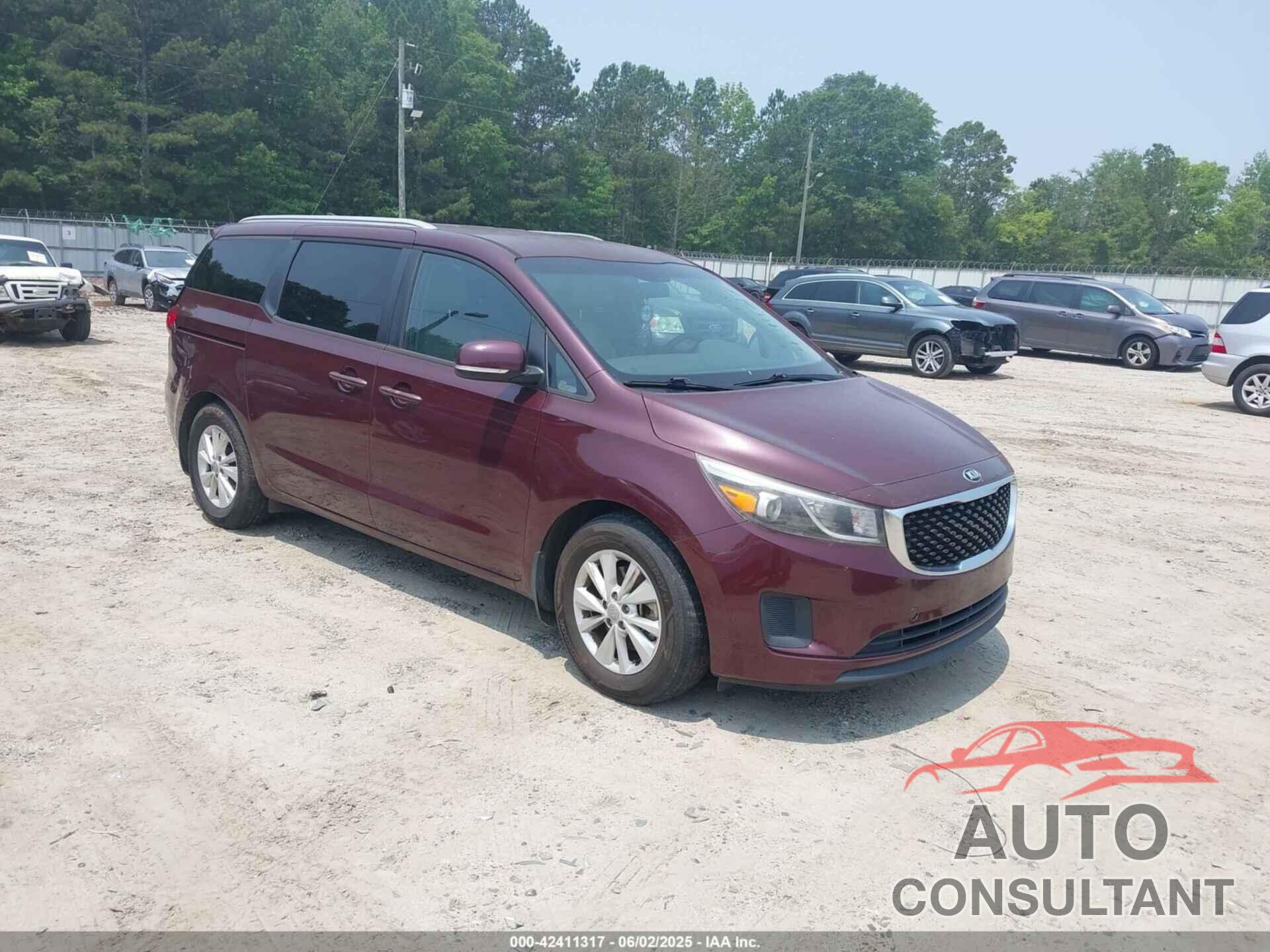 KIA SEDONA 2016 - KNDMB5C18G6159773