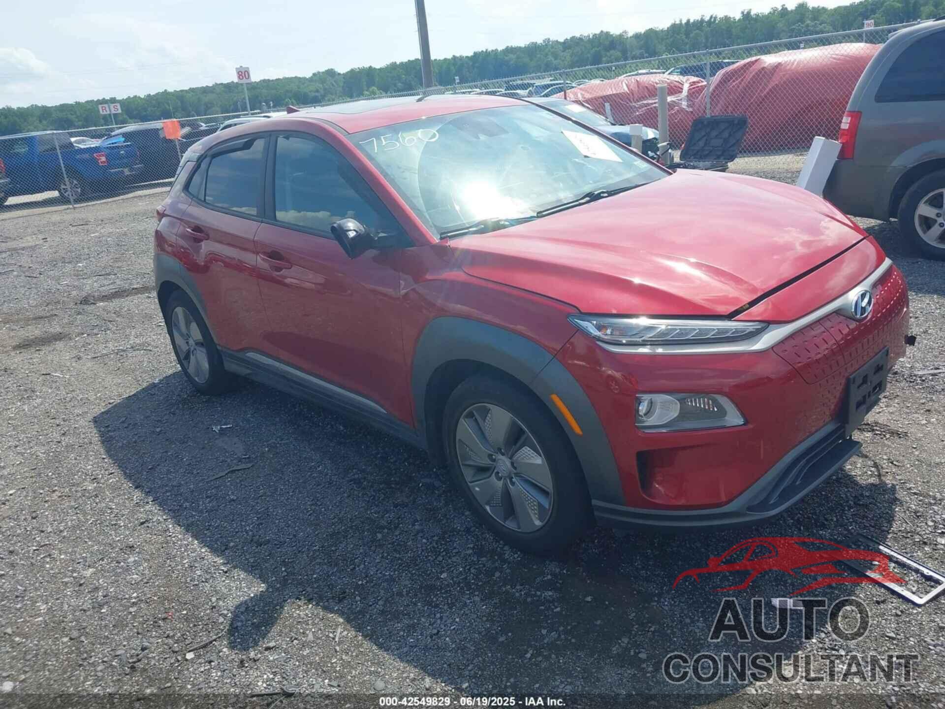 HYUNDAI KONA ELECTRIC 2021 - KM8K53AG0MU127560