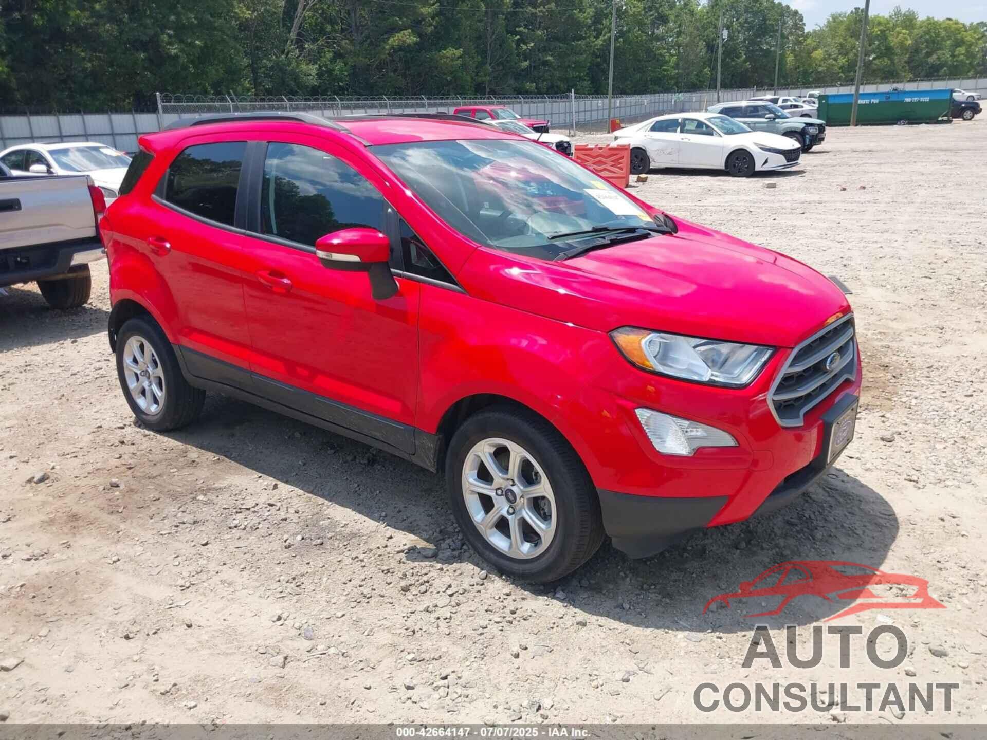 FORD ECOSPORT 2020 - MAJ3S2GEXLC339877