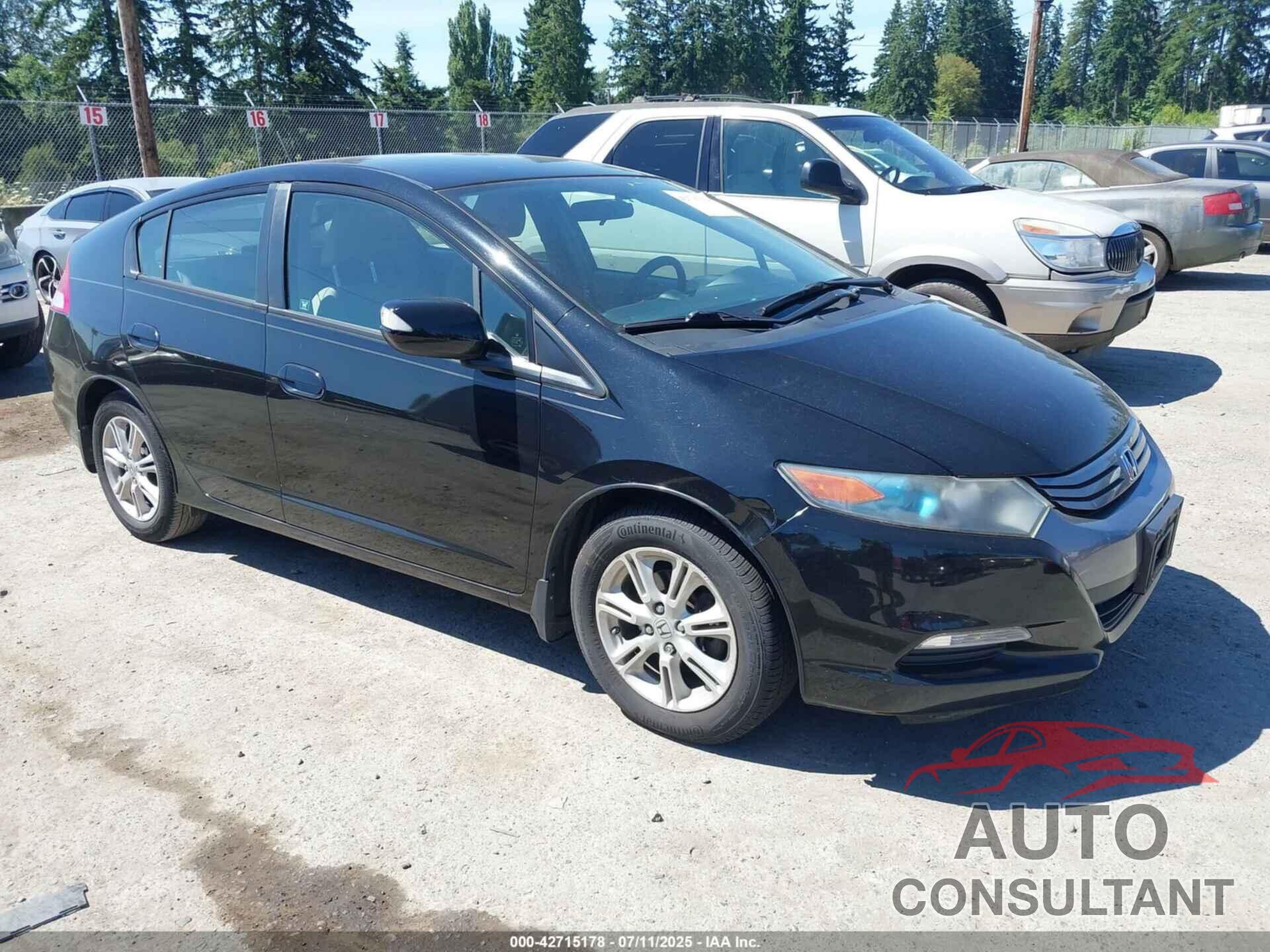 HONDA INSIGHT 2010 - JHMZE2H76AS043235