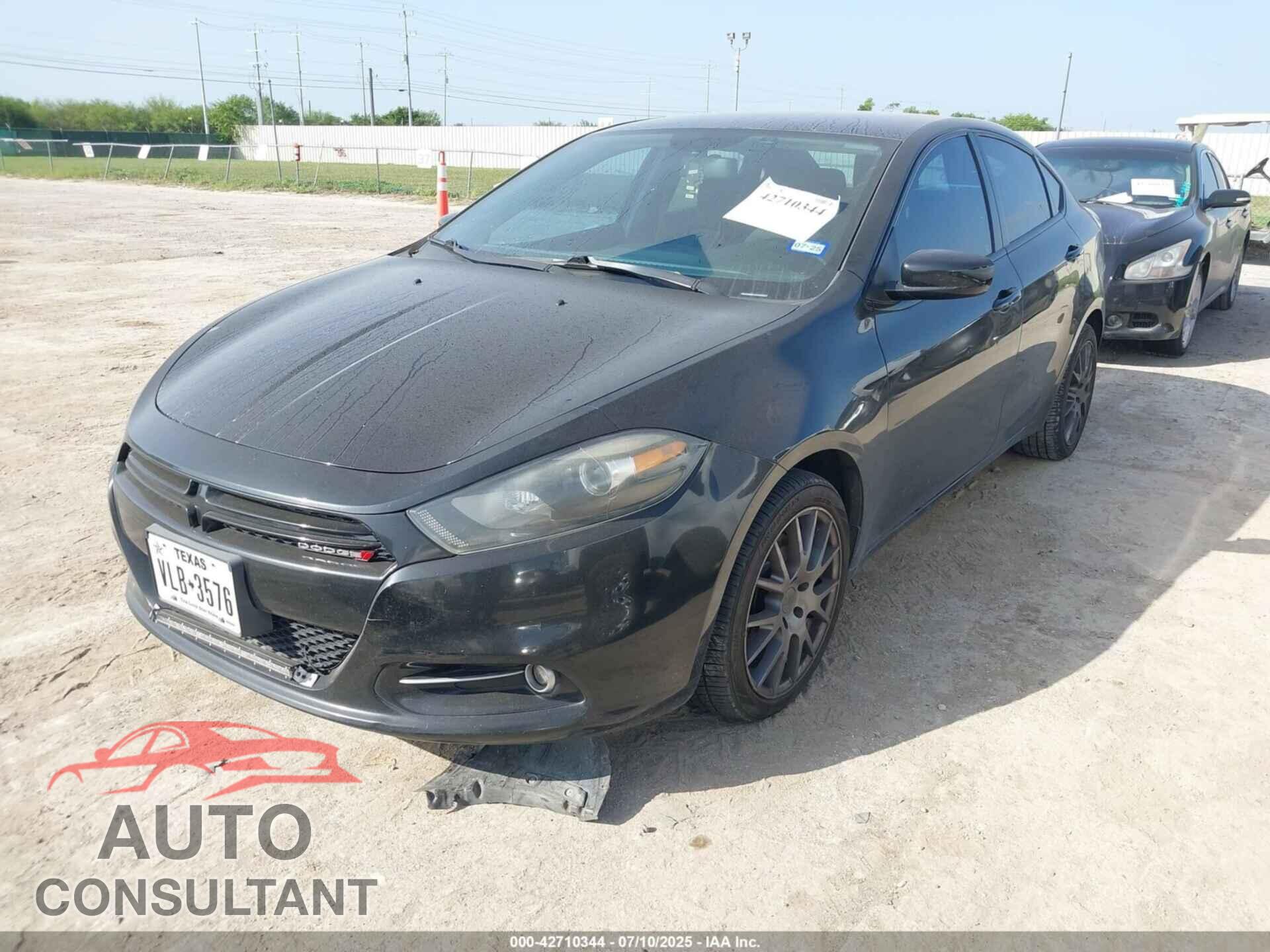 DODGE DART 2013 - 1C3CDFBA2DD344684