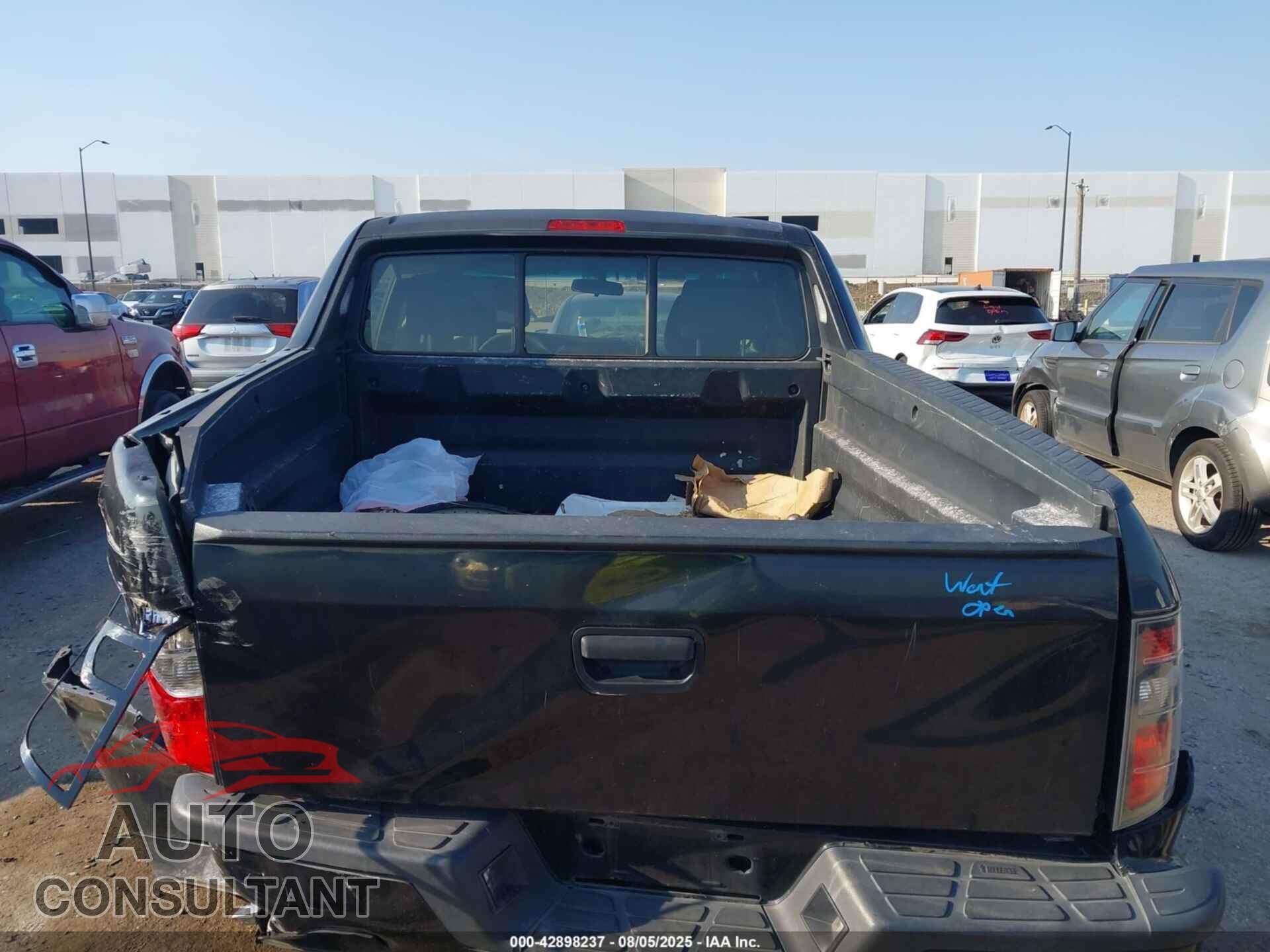 HONDA RIDGELINE 2012 - 5FPYK1F27CB460670