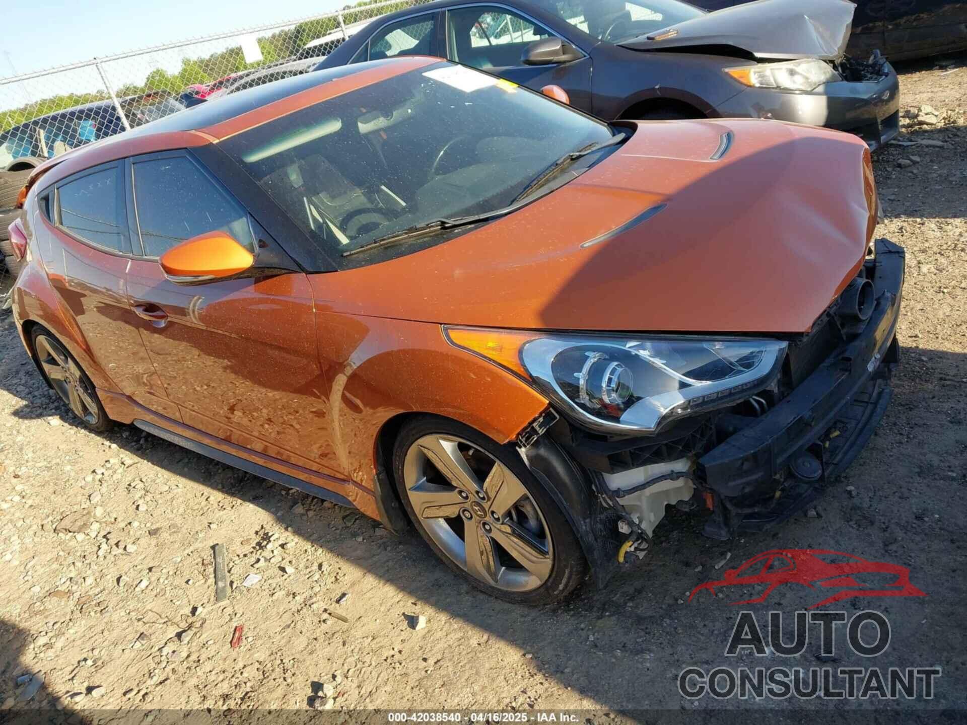 HYUNDAI VELOSTER 2014 - KMHTC6AEXEU205127