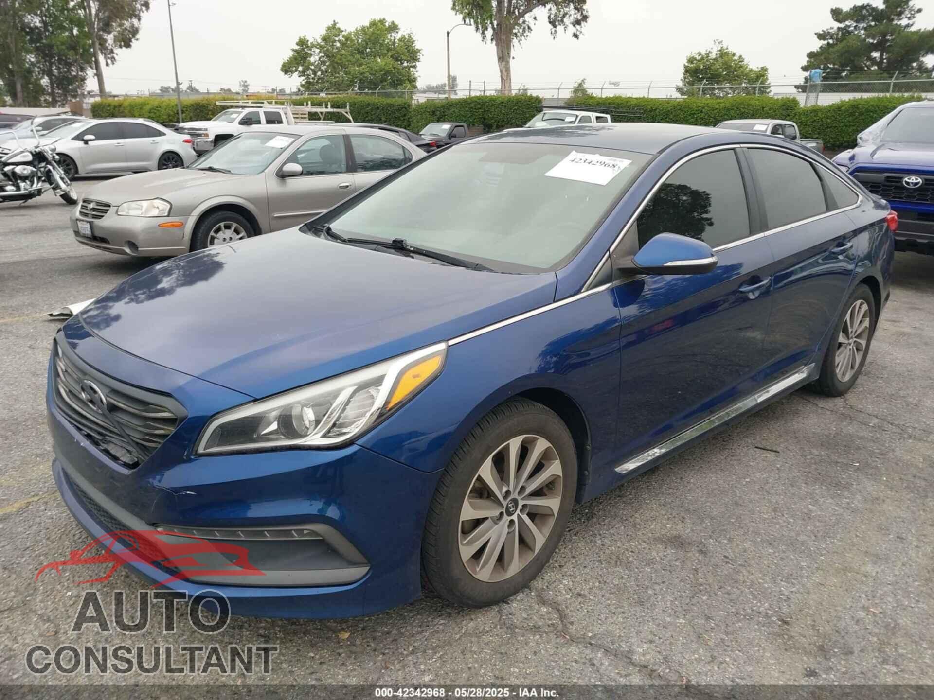 HYUNDAI SONATA 2017 - 5NPE34AF2HH454823