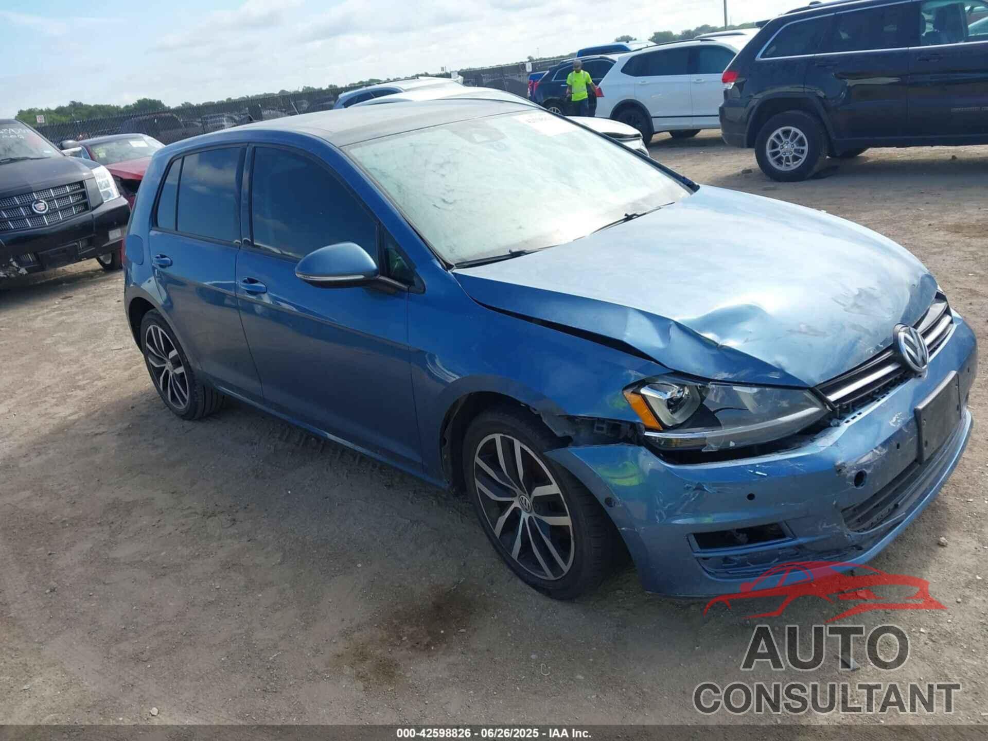 VOLKSWAGEN GOLF 2016 - 3VW217AUXGM042650