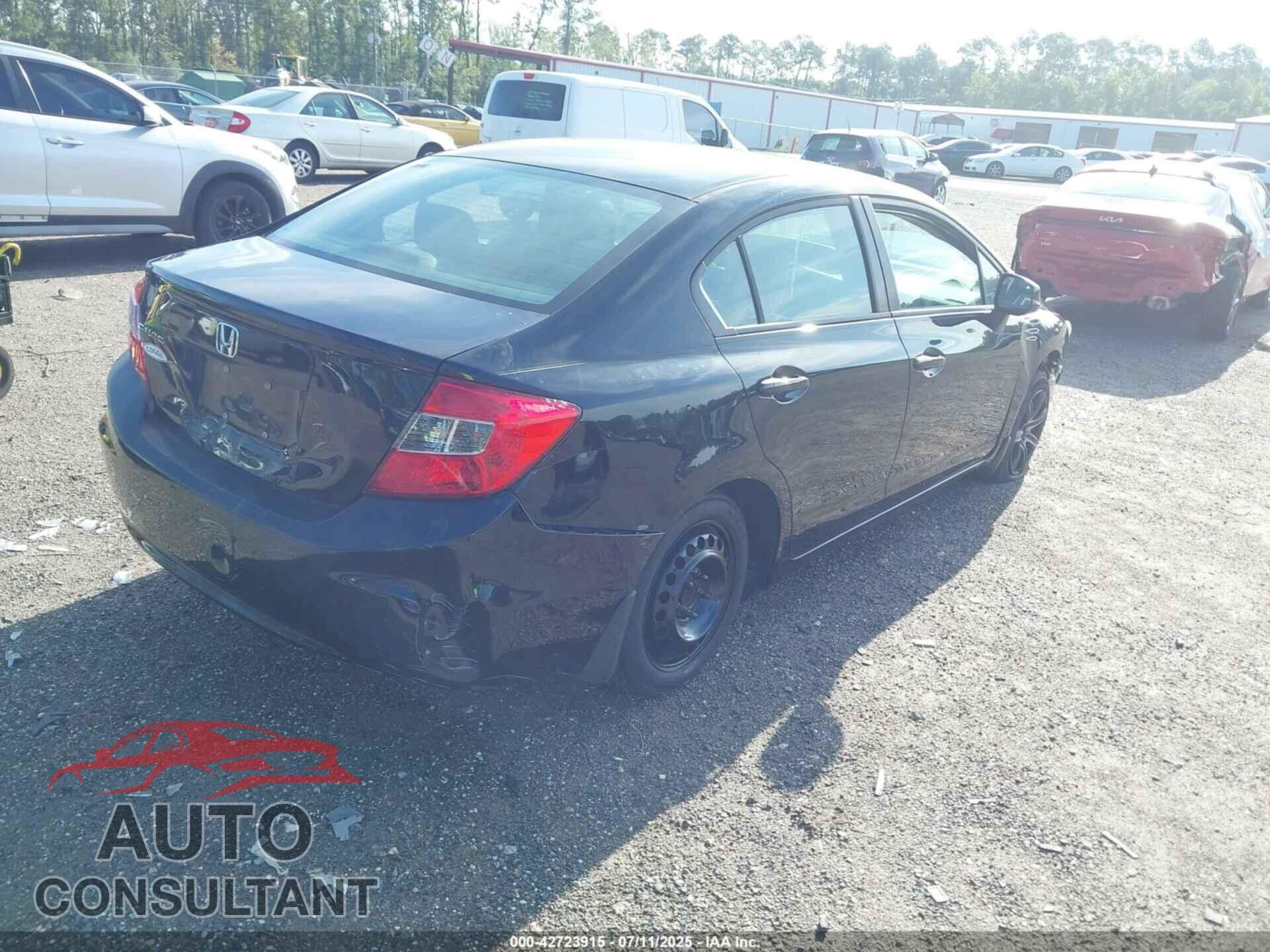 HONDA CIVIC 2012 - 19XFB2F58CE039675