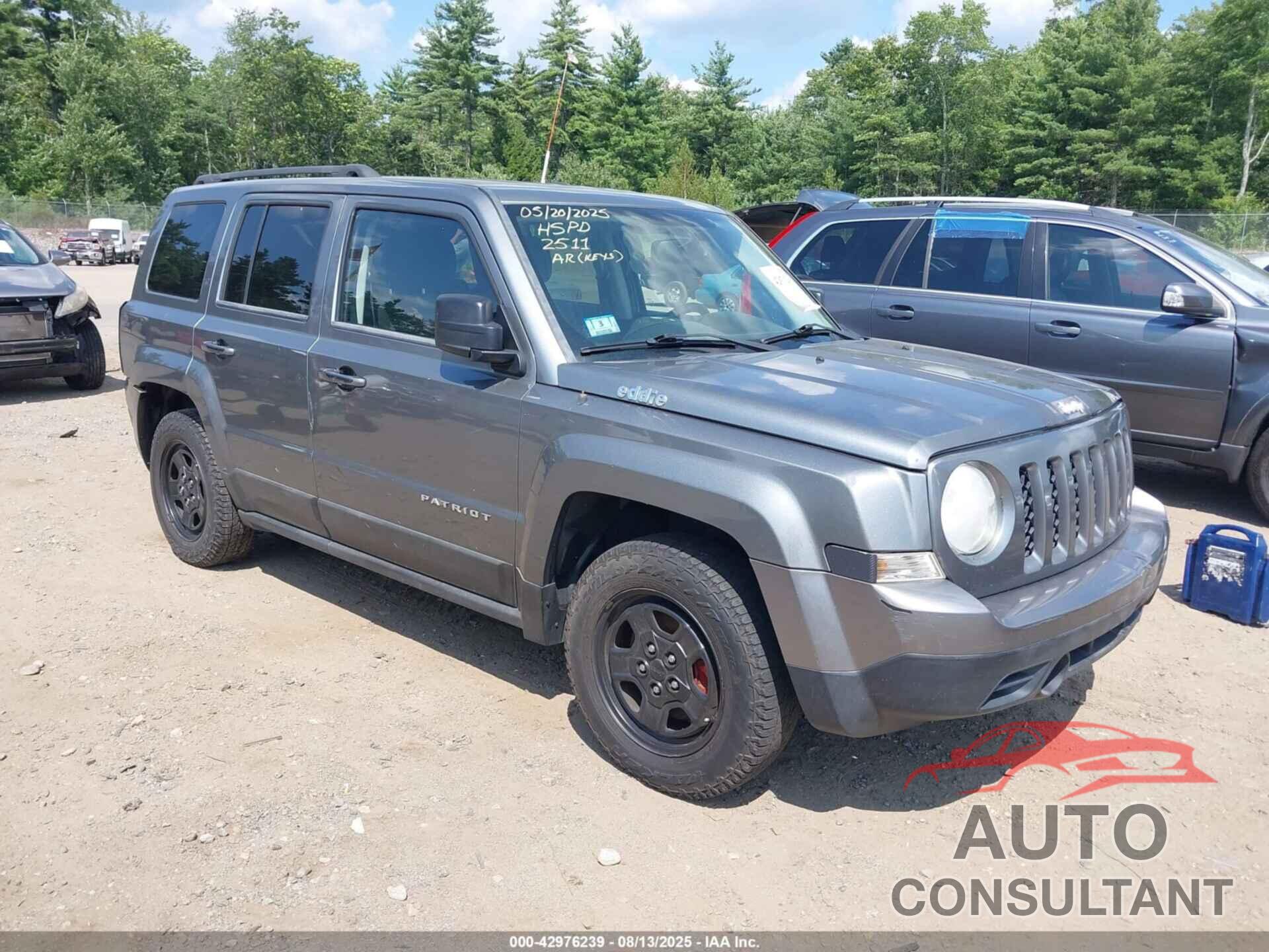 JEEP PATRIOT 2012 - 1C4NJPBB9CD512511