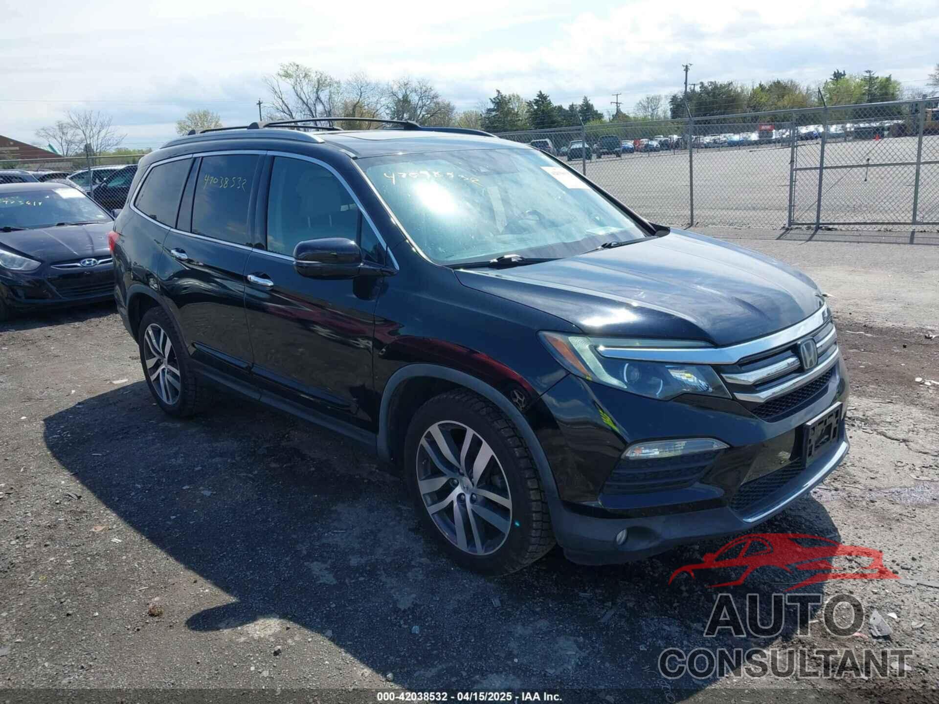 HONDA PILOT 2016 - 5FNYF6H00GB023539