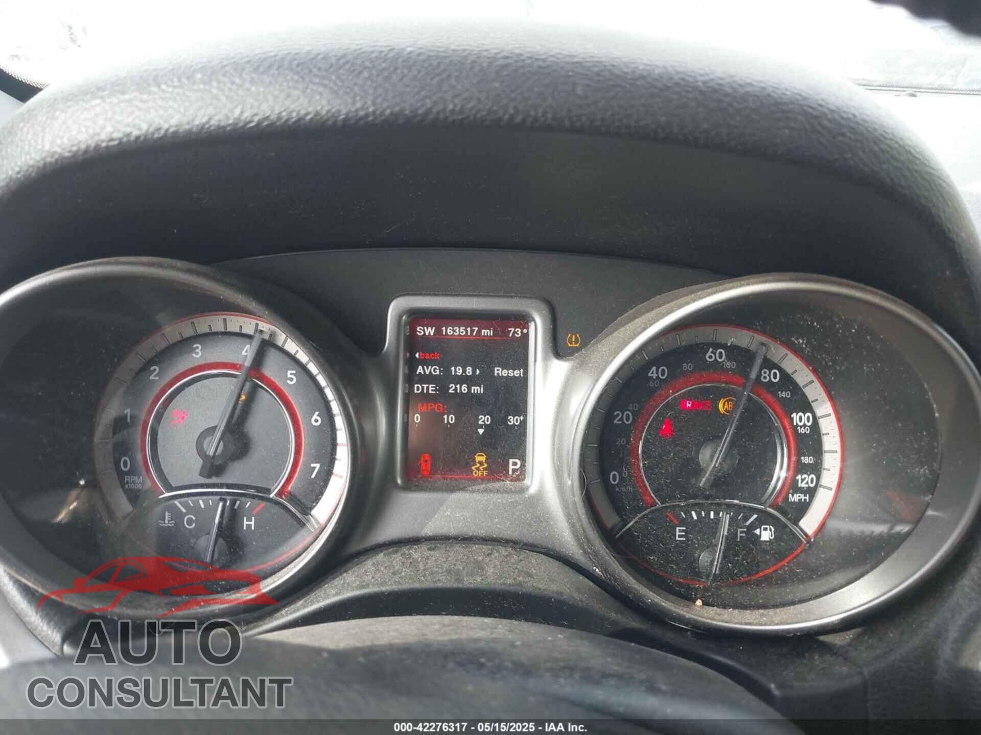 DODGE JOURNEY 2017 - 3C4PDDGG4HT577982