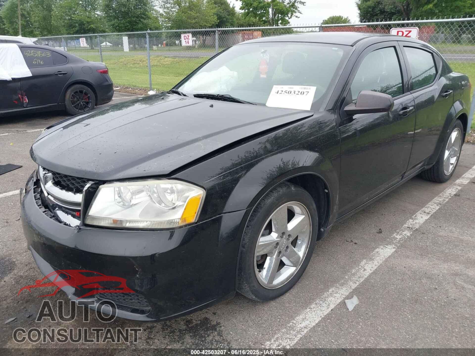 DODGE AVENGER 2013 - 1C3CDZAB1DN688075