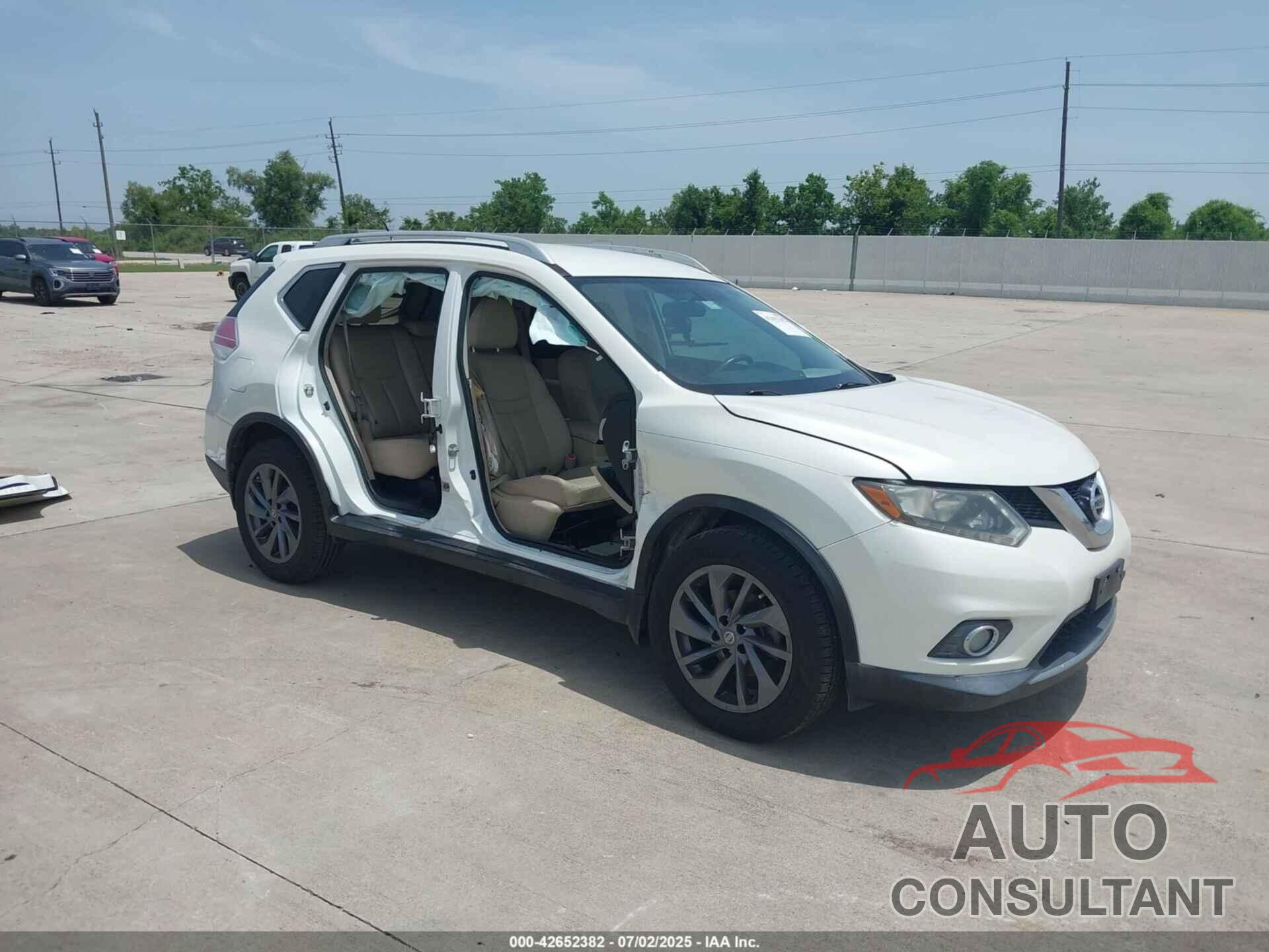 NISSAN ROGUE 2016 - 5N1AT2MT3GC787476