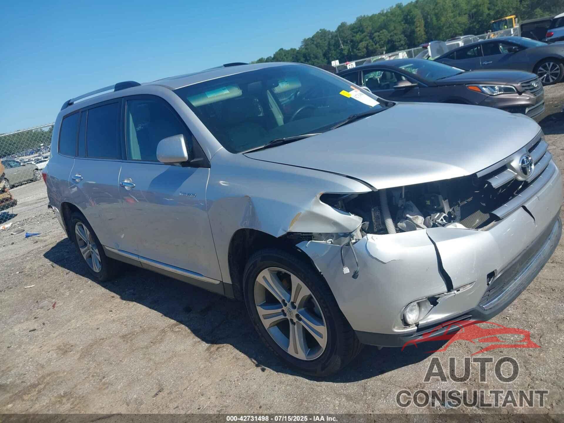 TOYOTA HIGHLANDER 2013 - 5TDDK3EH9DS275946