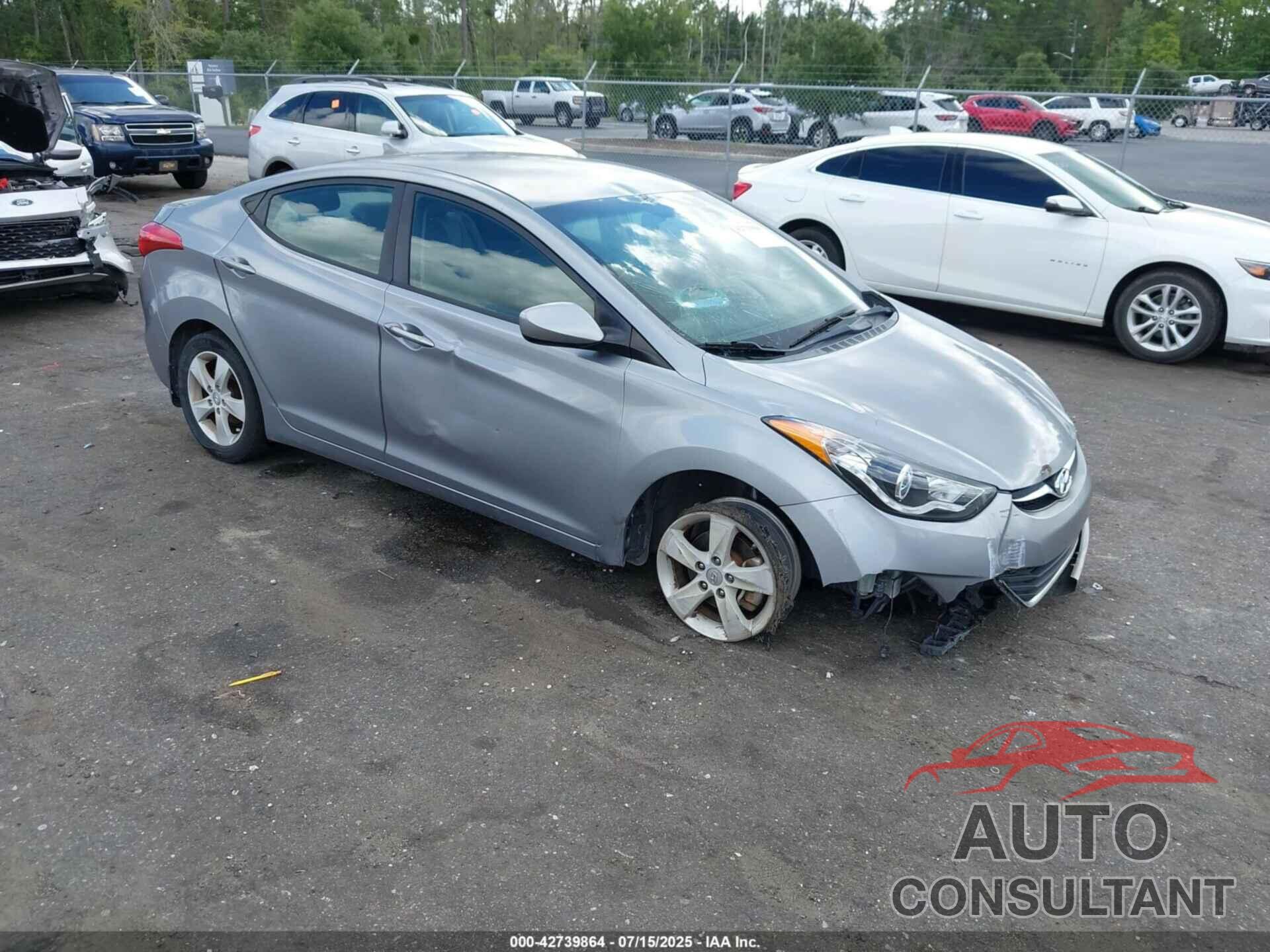 HYUNDAI ELANTRA 2013 - KMHDH4AE9DU683788