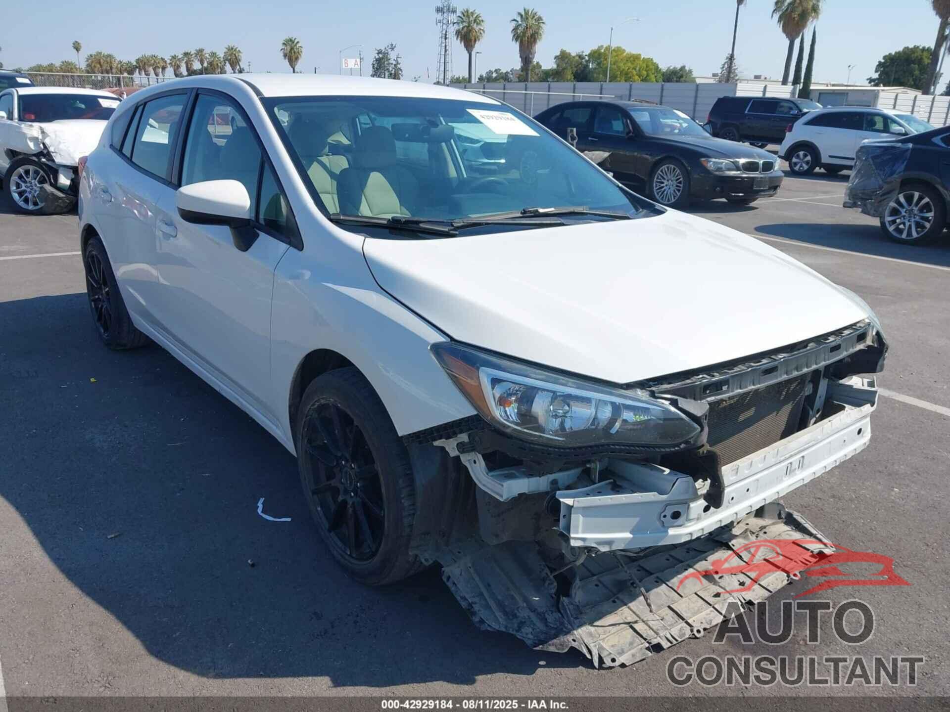SUBARU IMPREZA 2018 - 4S3GTAA6XJ3745031