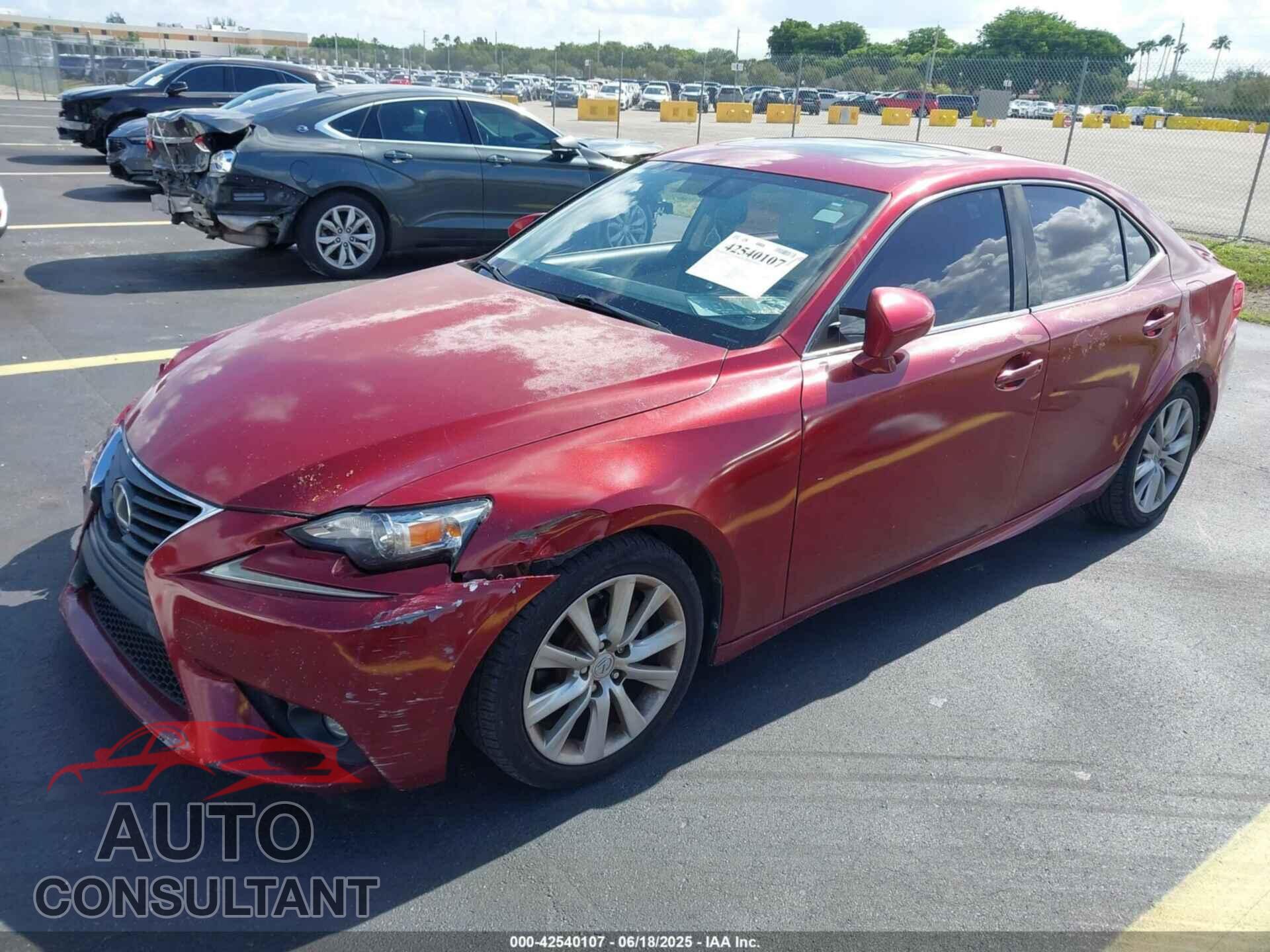 LEXUS IS 2015 - JTHBF1D23F5048384