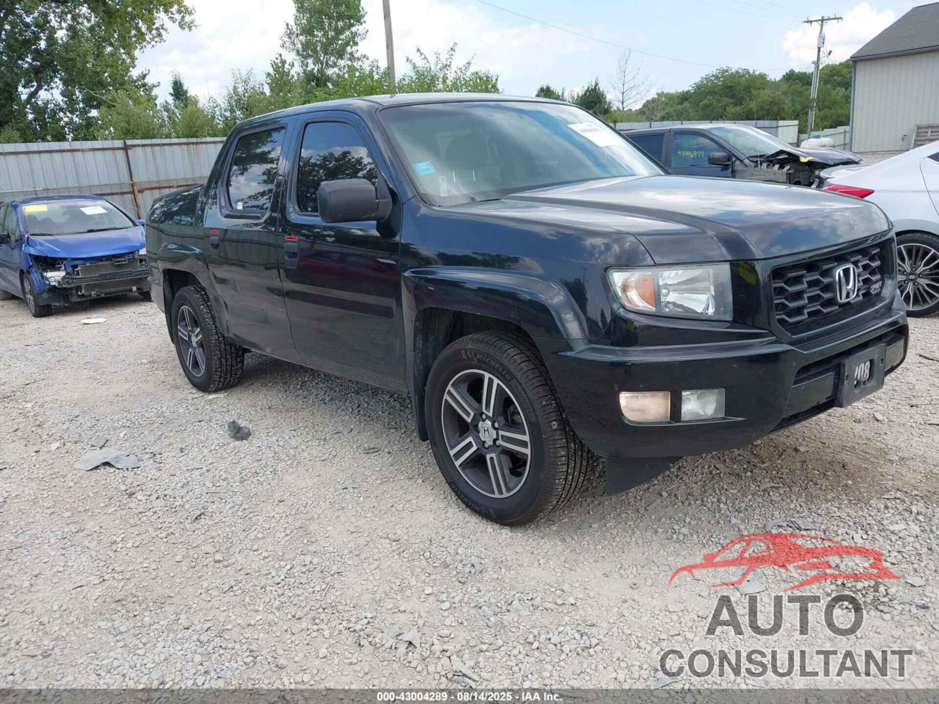 HONDA RIDGELINE 2012 - 5FPYK1F76CB454869