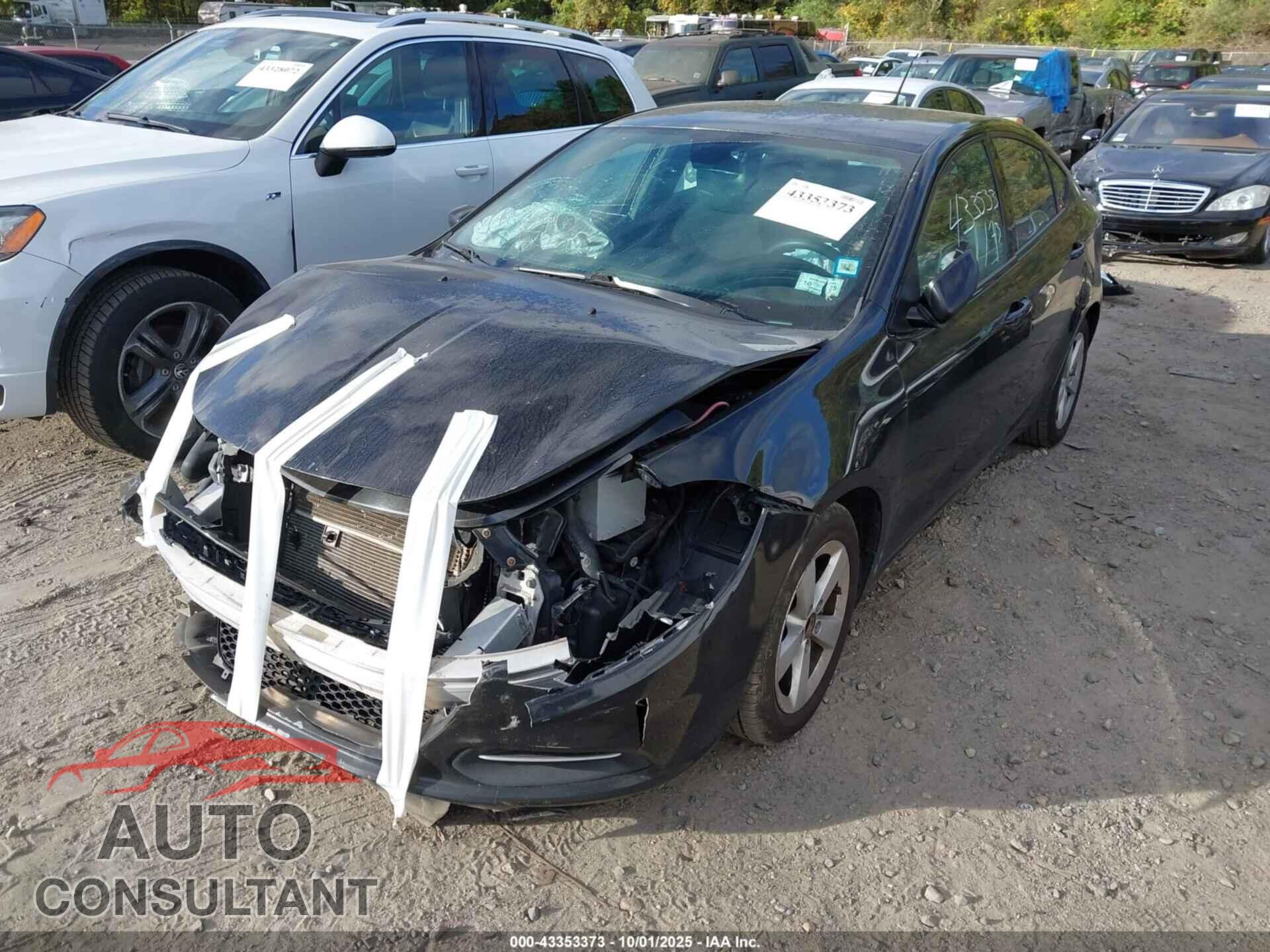 DODGE DART 2015 - 1C3CDFBB3FD251779