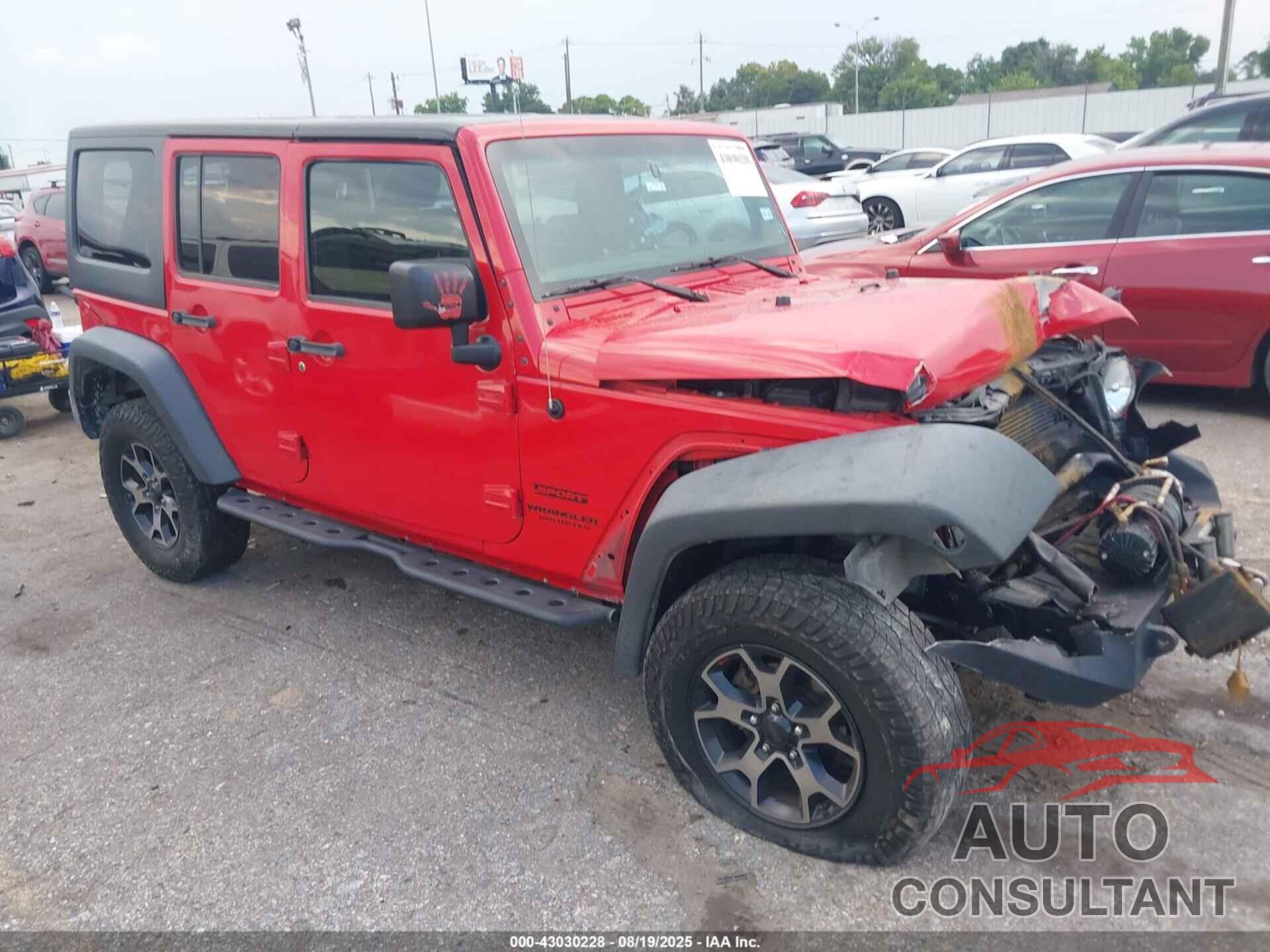 JEEP WRANGLER UNLIMITED 2017 - 1C4BJWDG8HL736906