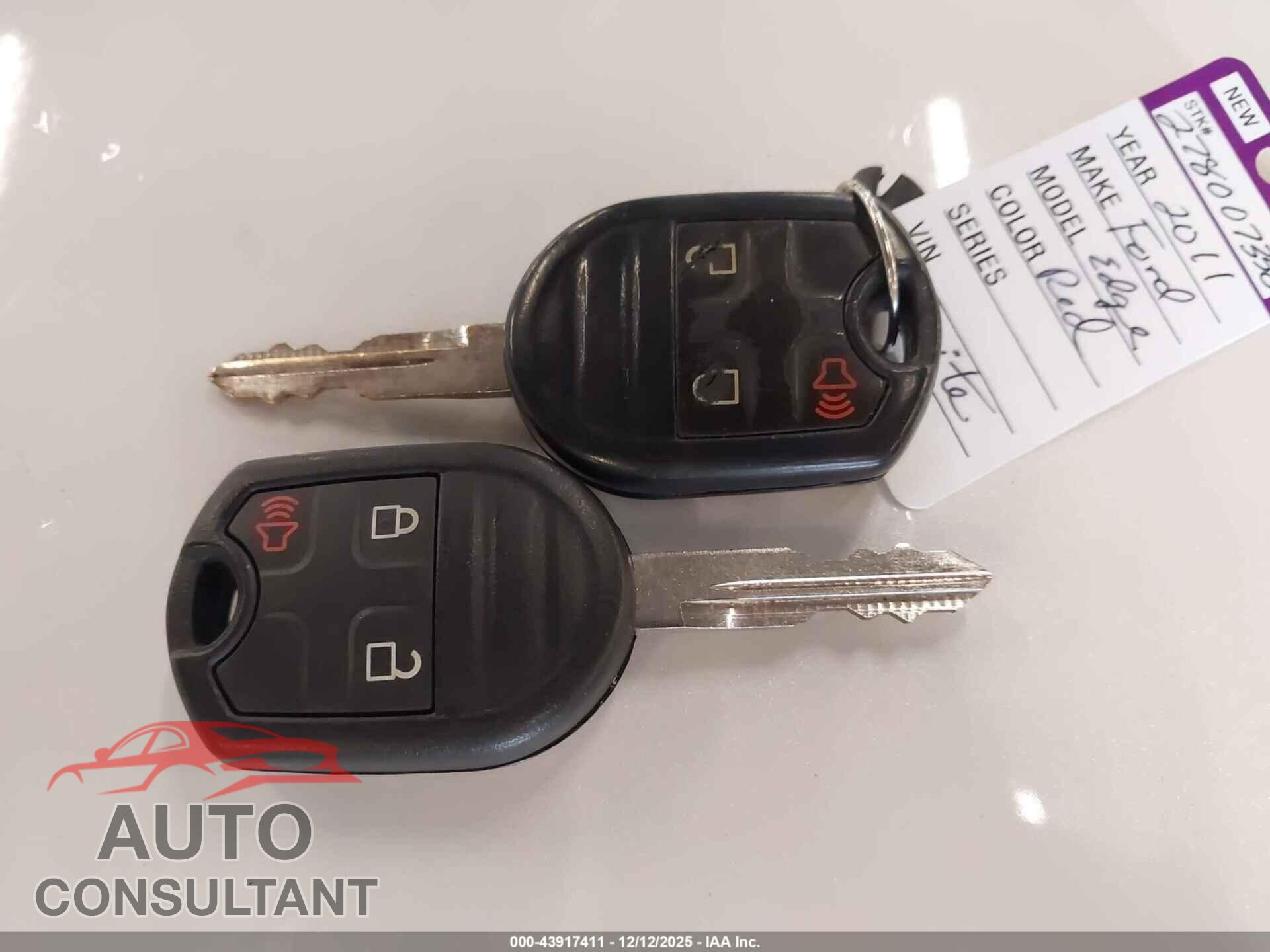 FORD EDGE 2011 - 2FMDK3JC9BBB32340