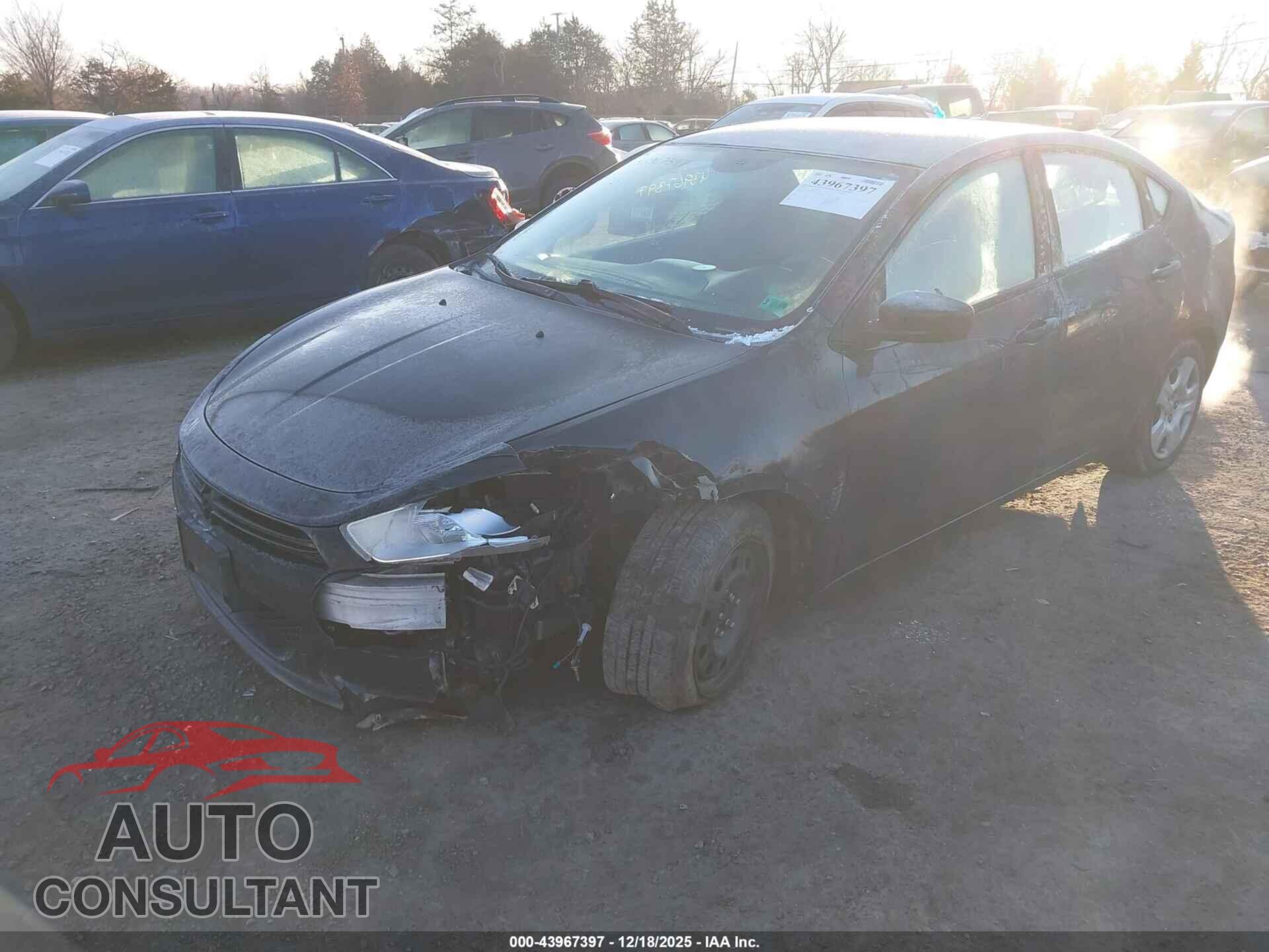 DODGE DART 2013 - 1C3CDFAA7DD230729