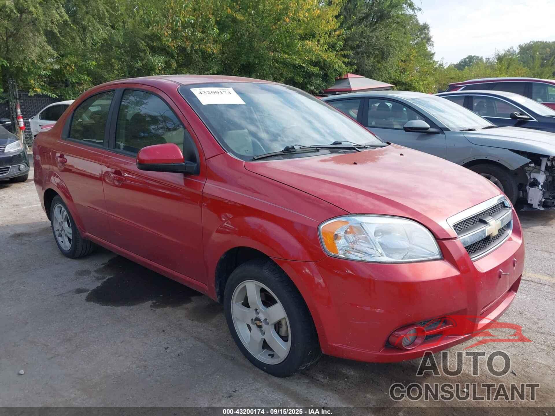 CHEVROLET AVEO 2011 - KL1TG5DE2BB129643