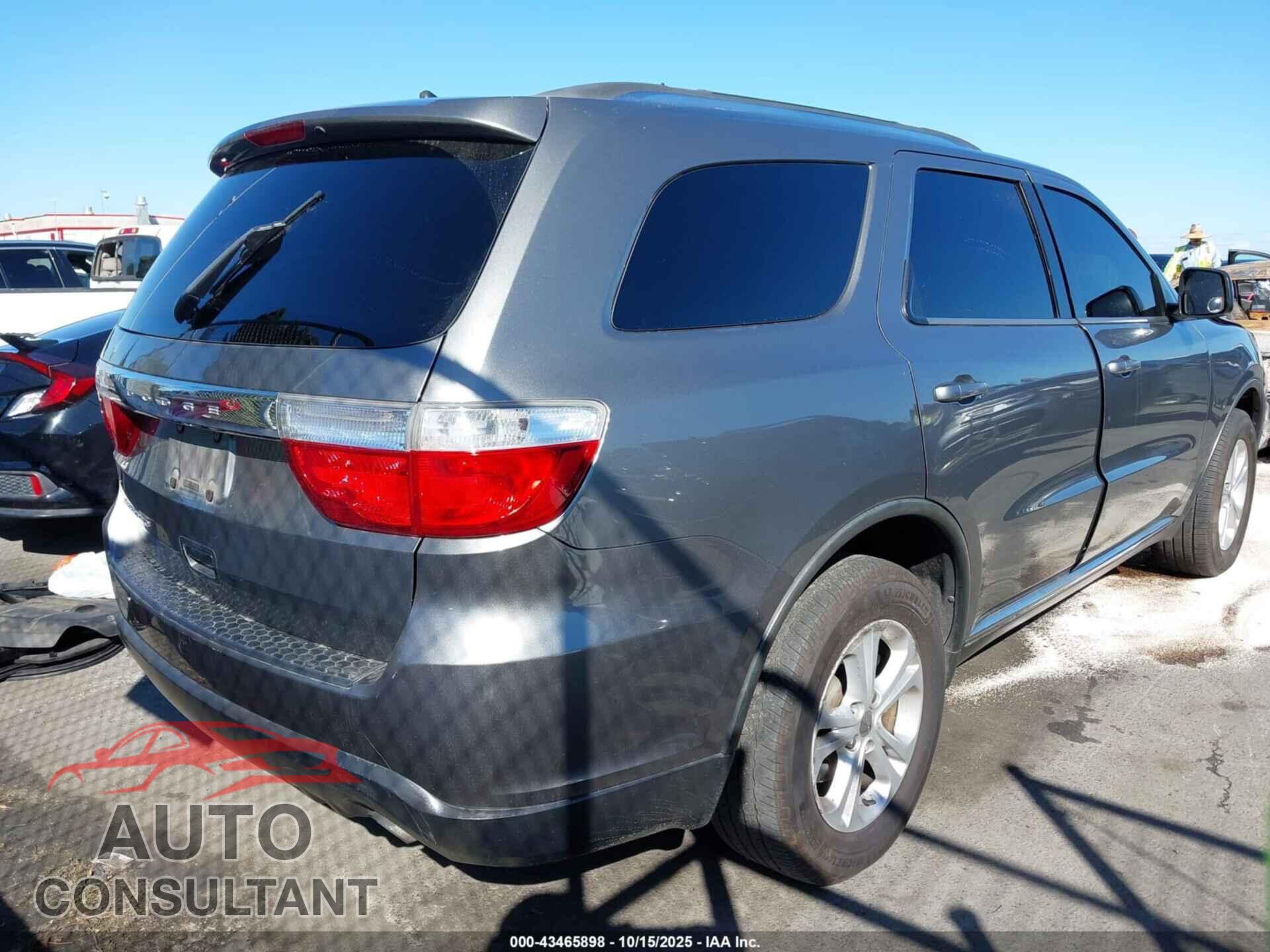 DODGE DURANGO 2012 - 1C4RDHAG6CC108857