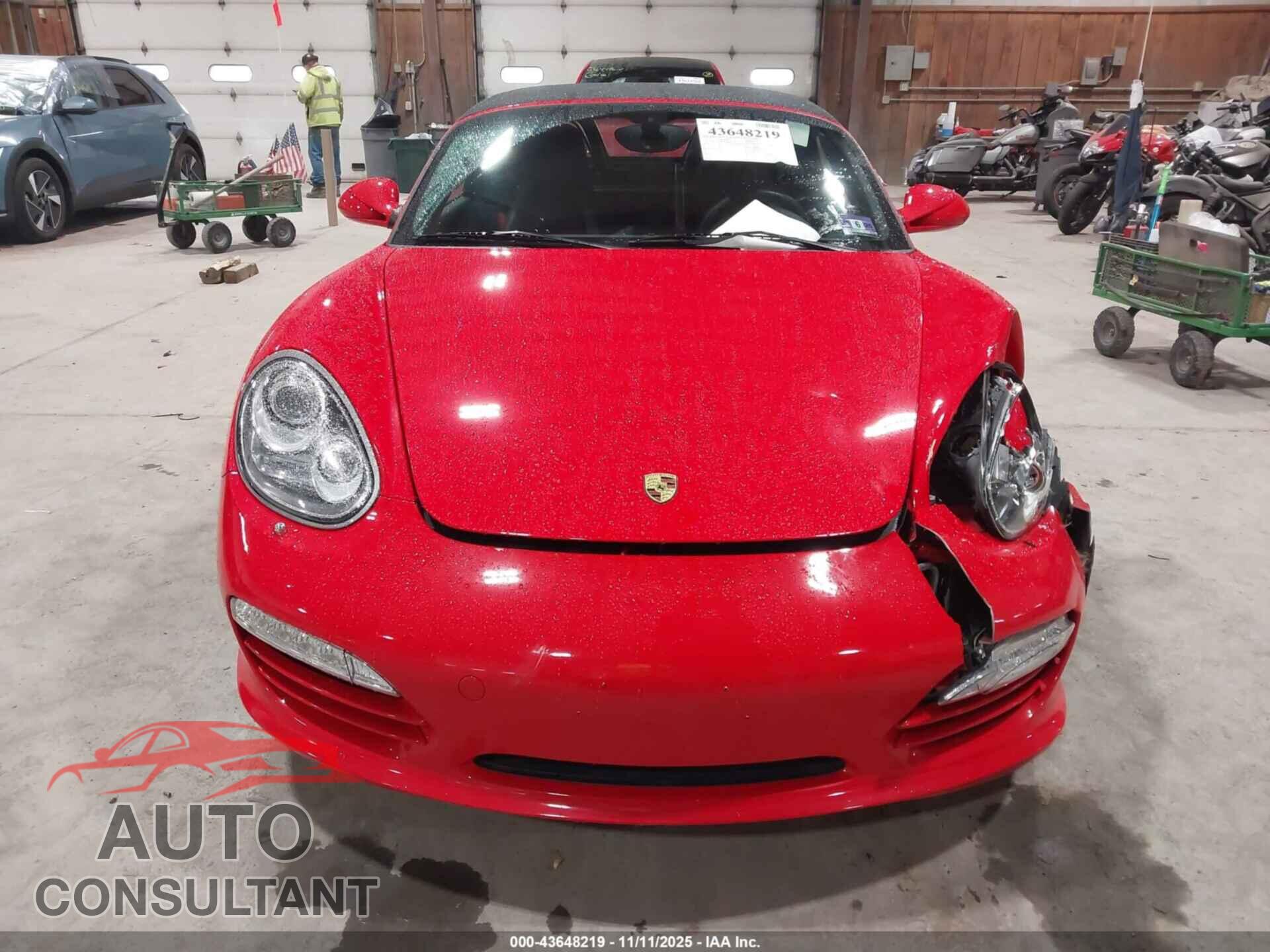 PORSCHE BOXSTER 2012 - WP0CA2A89CS710064