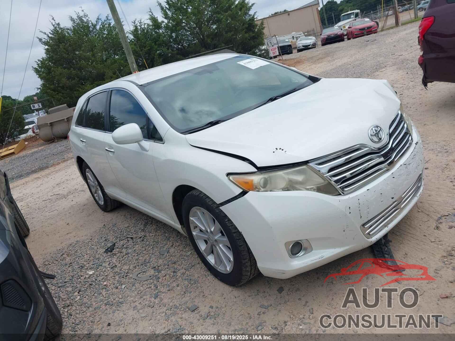TOYOTA VENZA 2010 - 4T3ZA3BB1AU035258