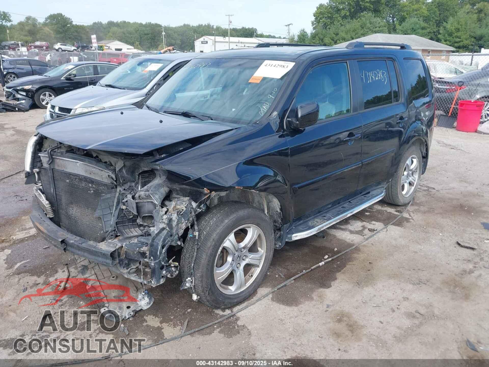 HONDA PILOT 2012 - 5FNYF4H55CB070298