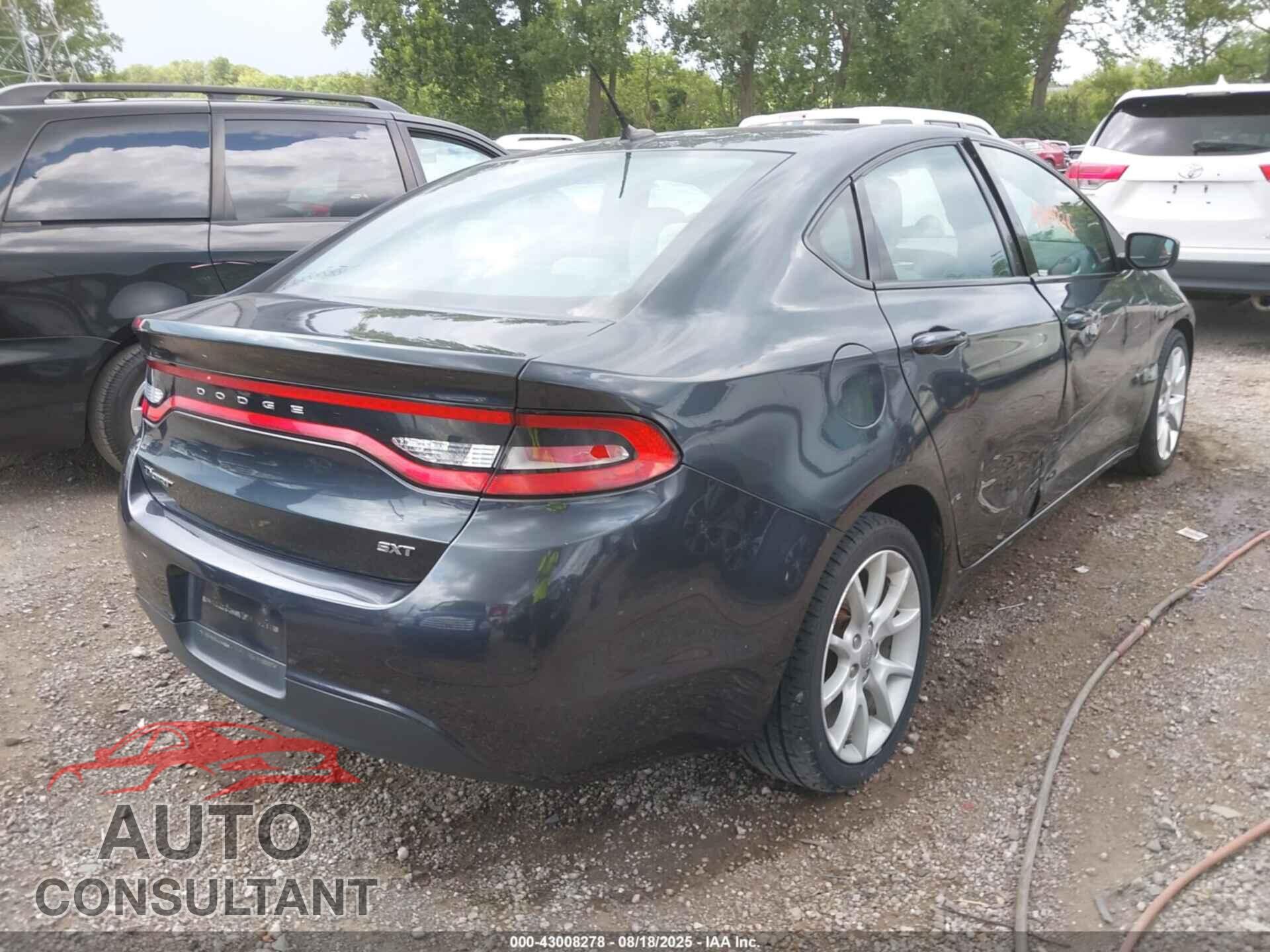 DODGE DART 2013 - 1C3CDFBA7DD321157
