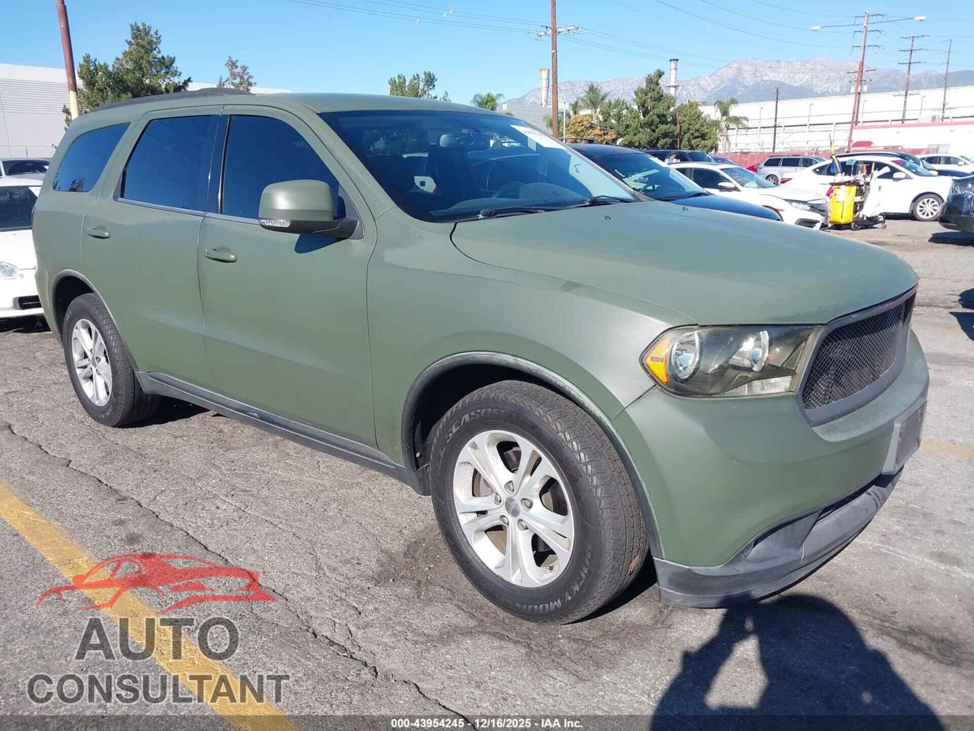 DODGE DURANGO 2011 - 1D4RD4GG7BC720275