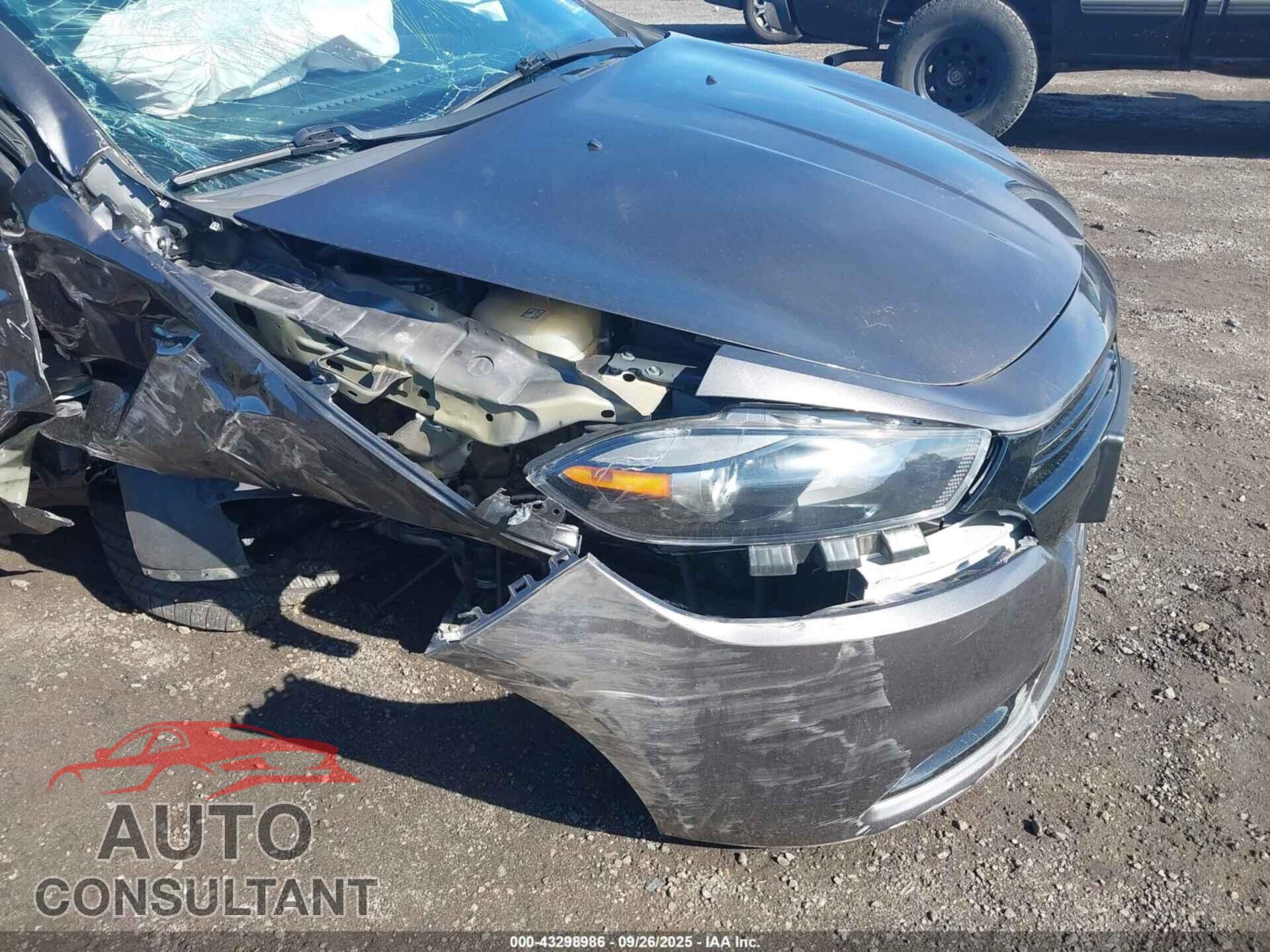 DODGE DART 2015 - 1C3CDFBB3FD301841