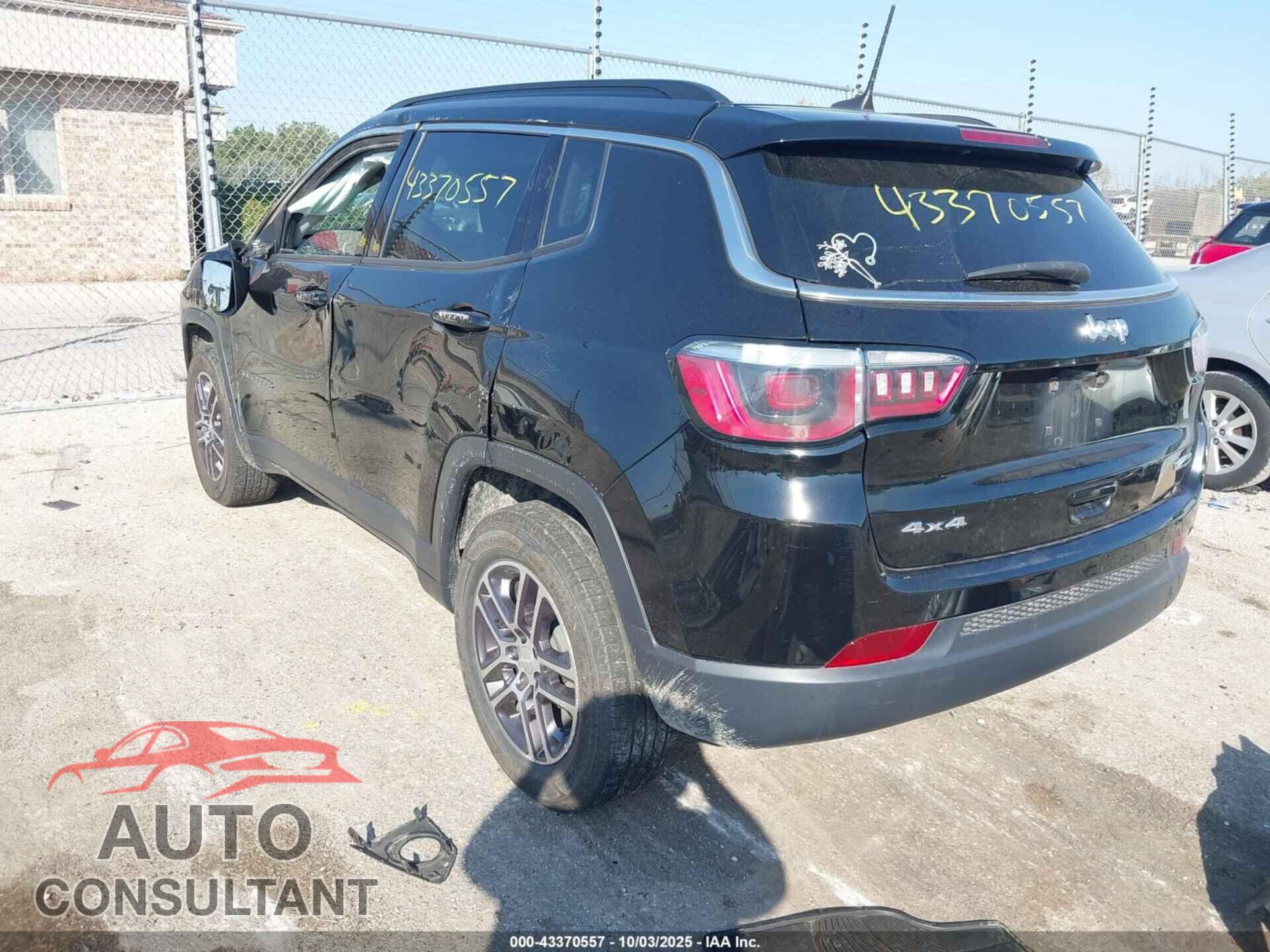 JEEP NEW COMPASS 2017 - 3C4NJDBB6HT660714