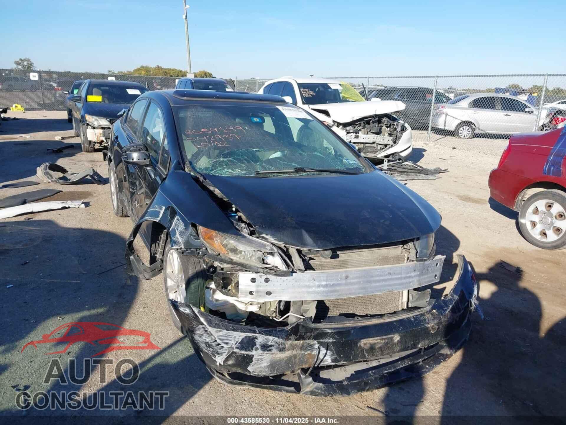 HONDA CIVIC 2012 - 19XFB2F91CE042937