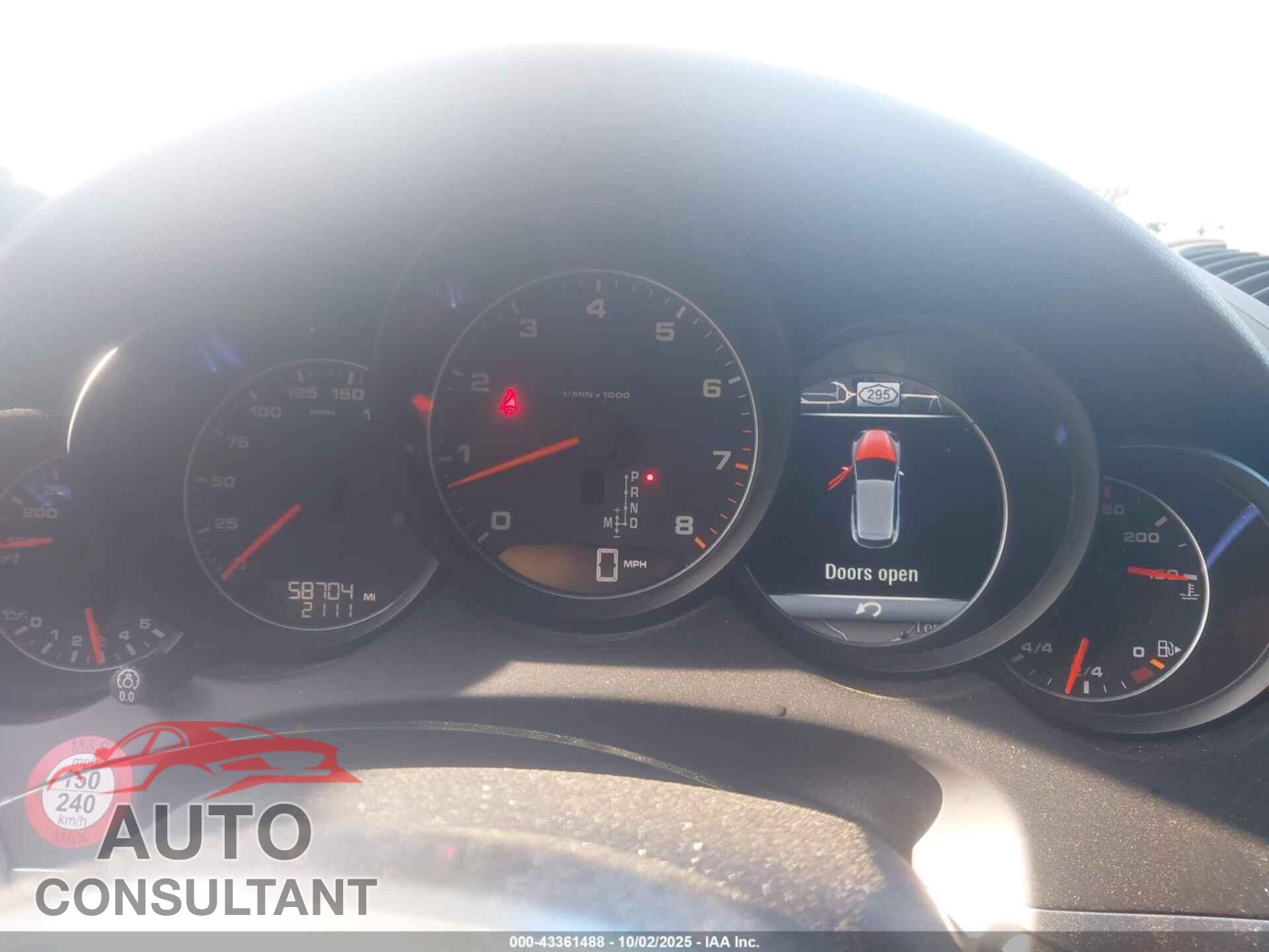 PORSCHE CAYENNE 2016 - WP1AA2A26GLA03604