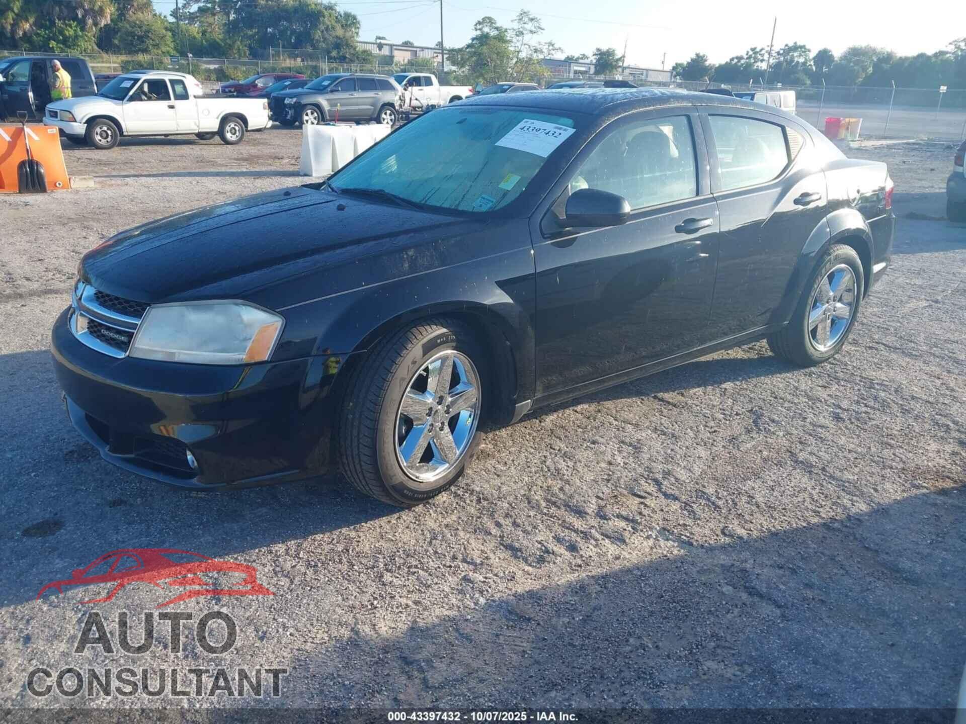DODGE AVENGER 2011 - 1B3BD2FB4BN574464