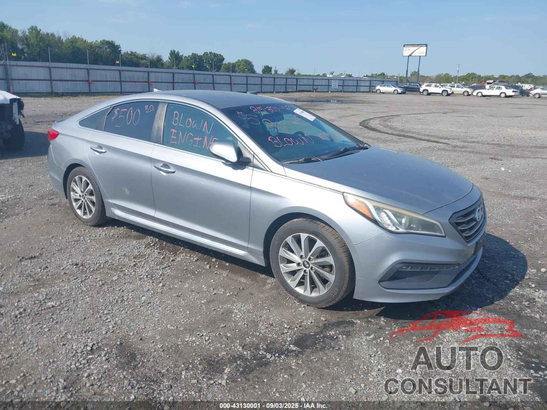 HYUNDAI SONATA 2016 - 5NPE34AF3GH282204