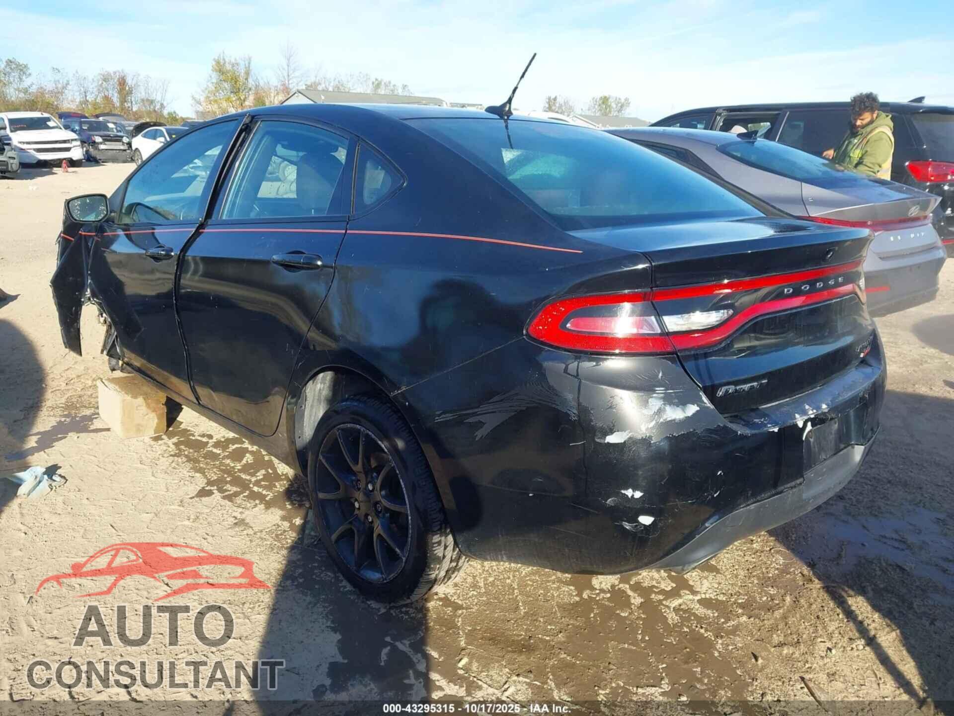 DODGE DART 2014 - 1C3CDFBB8ED716295