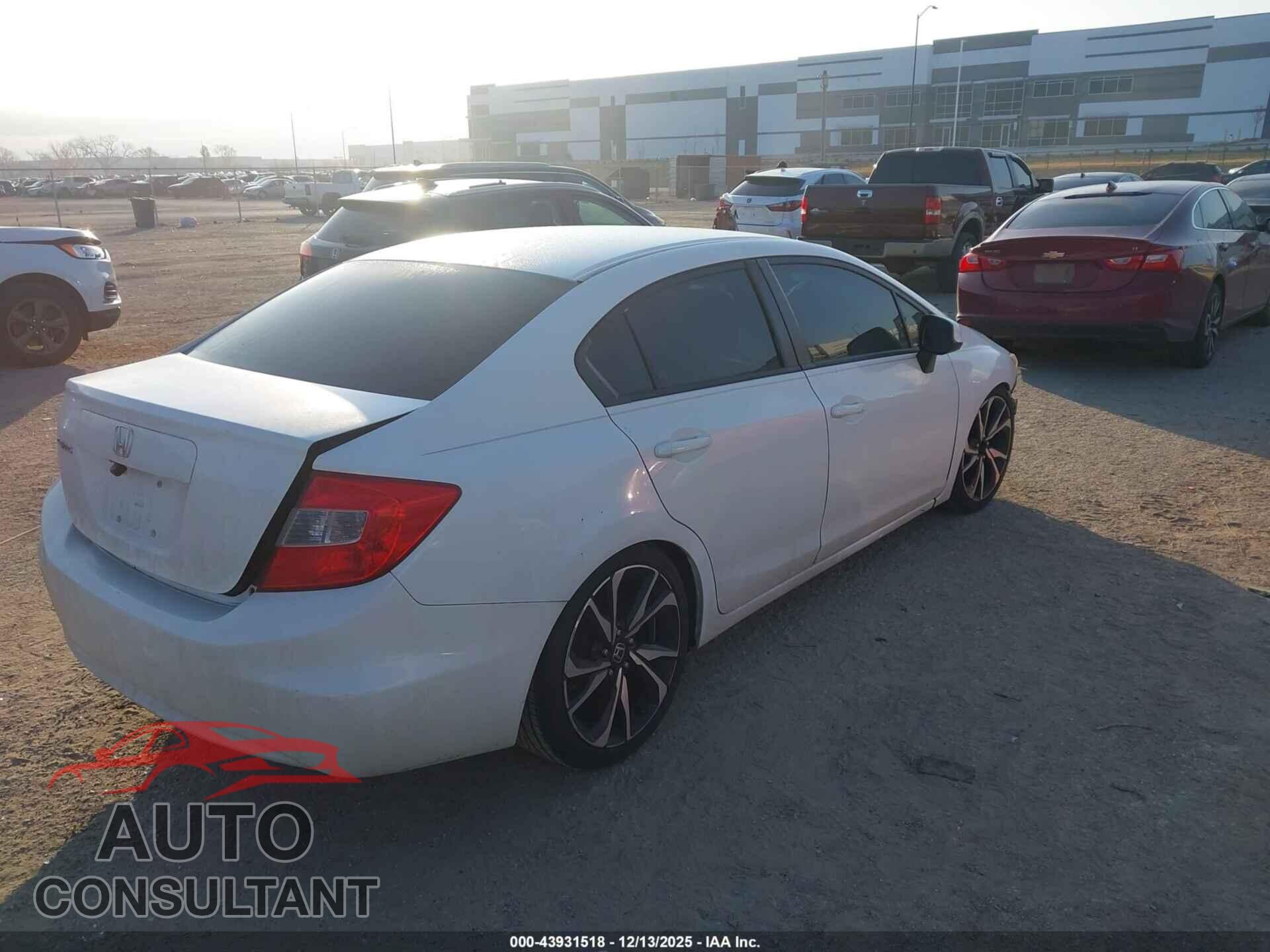 HONDA CIVIC 2012 - 19XFB2F53CE044010