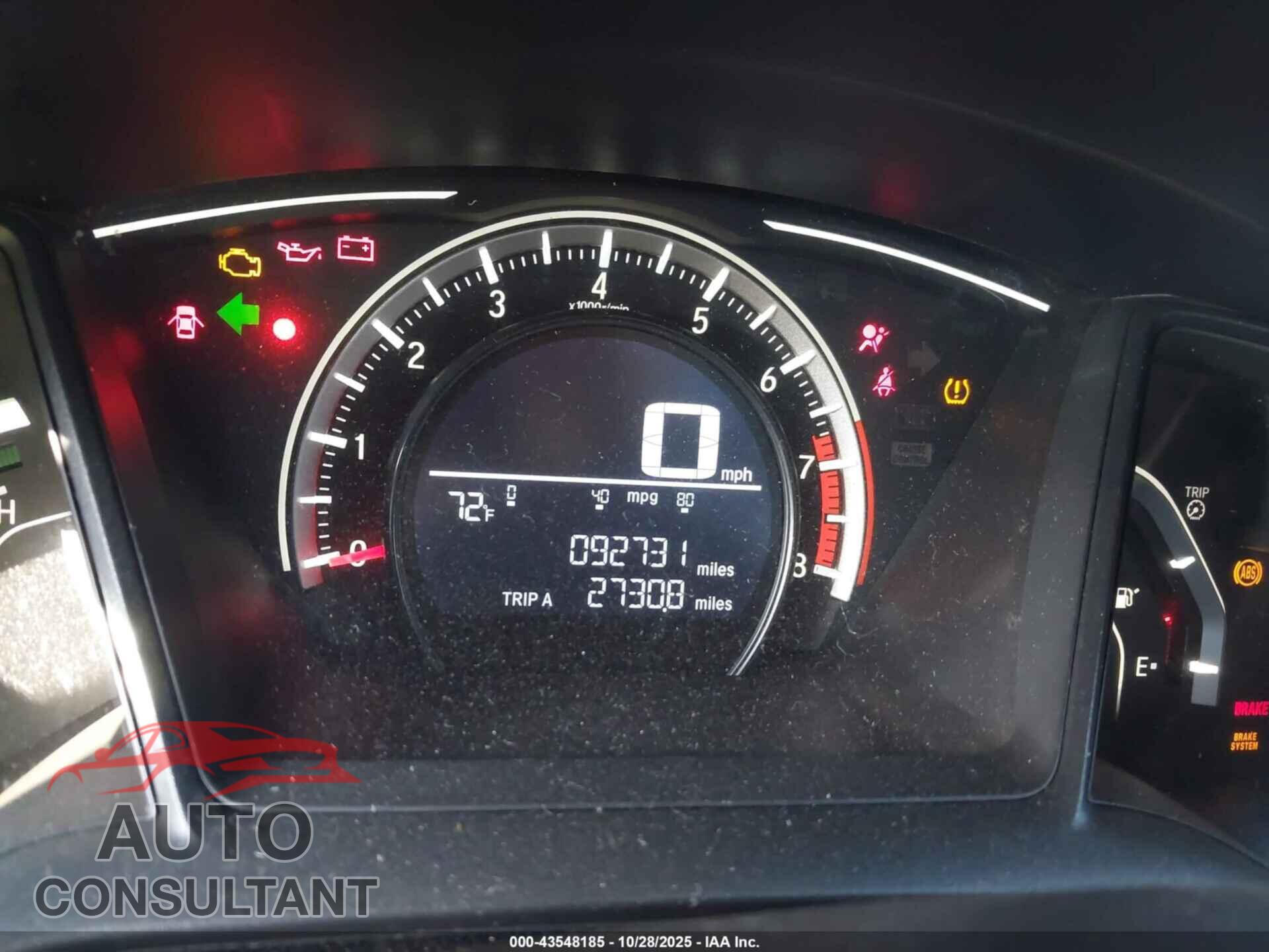 HONDA CIVIC 2017 - 2HGFC2F52HH527692