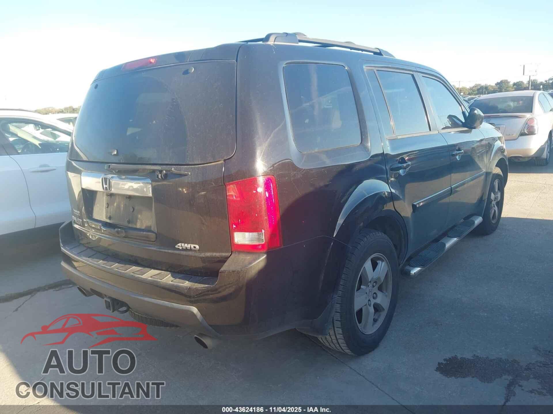 HONDA PILOT 2009 - 5FNYF48699B007738